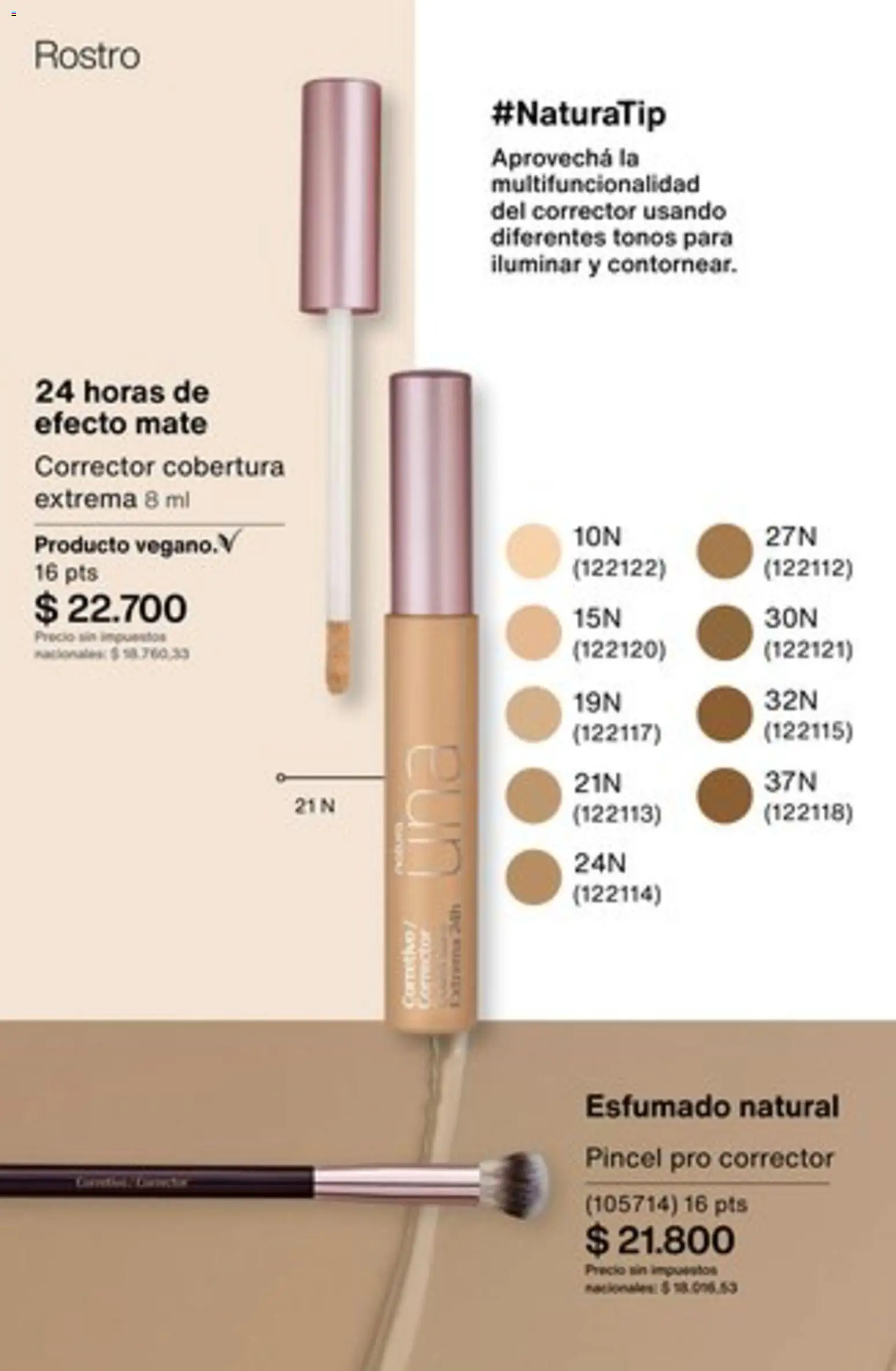Catálogo Natura Ciclo 1/2026 │ válido desde el 04.12.2025 | Página: 111 | Productos: Mate, Pincel