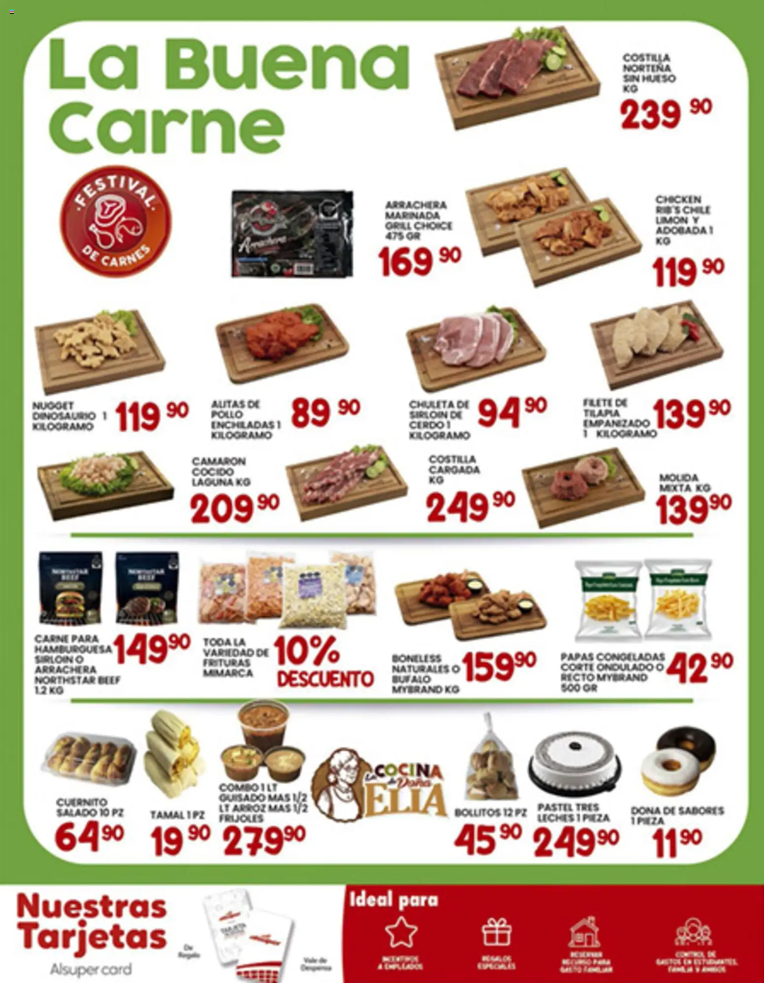 Nuevas ofertas de Alsuper válidas en toda la República Mexicana desde el 02.01.2026. ¡Encuentra las mejores ofertas en Alsuper folleto Durango! | Página: 6 | Productos: Cuernito, Cerdo, Arroz, Cocina