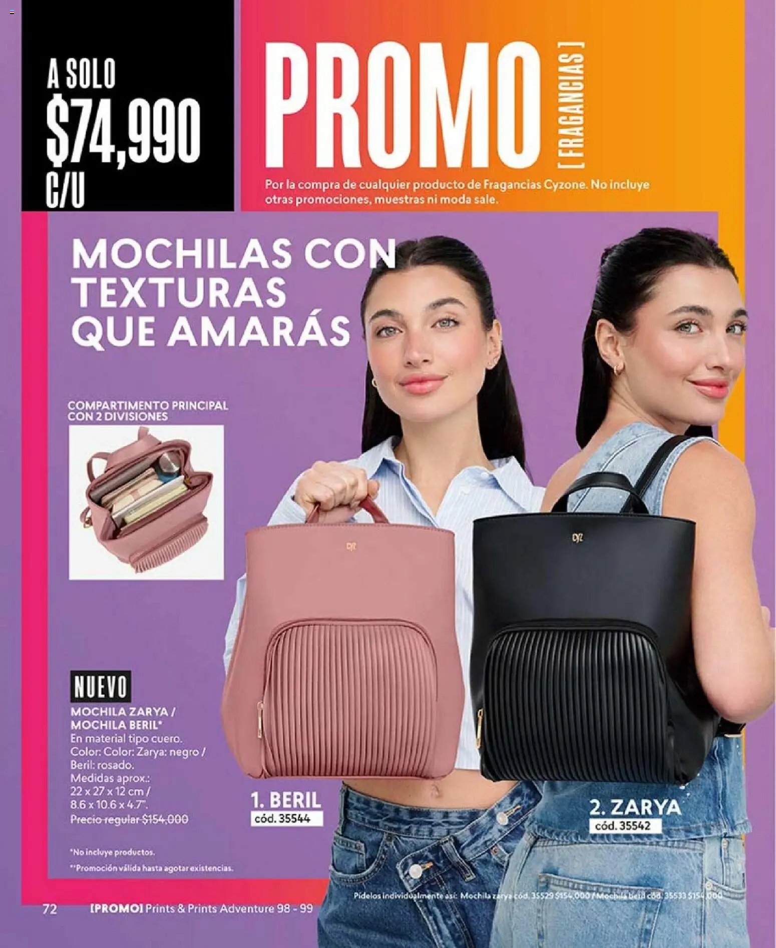 CyZone revista - valida desde el 01.02.2026 | Página: 72 | Productos: Mochila