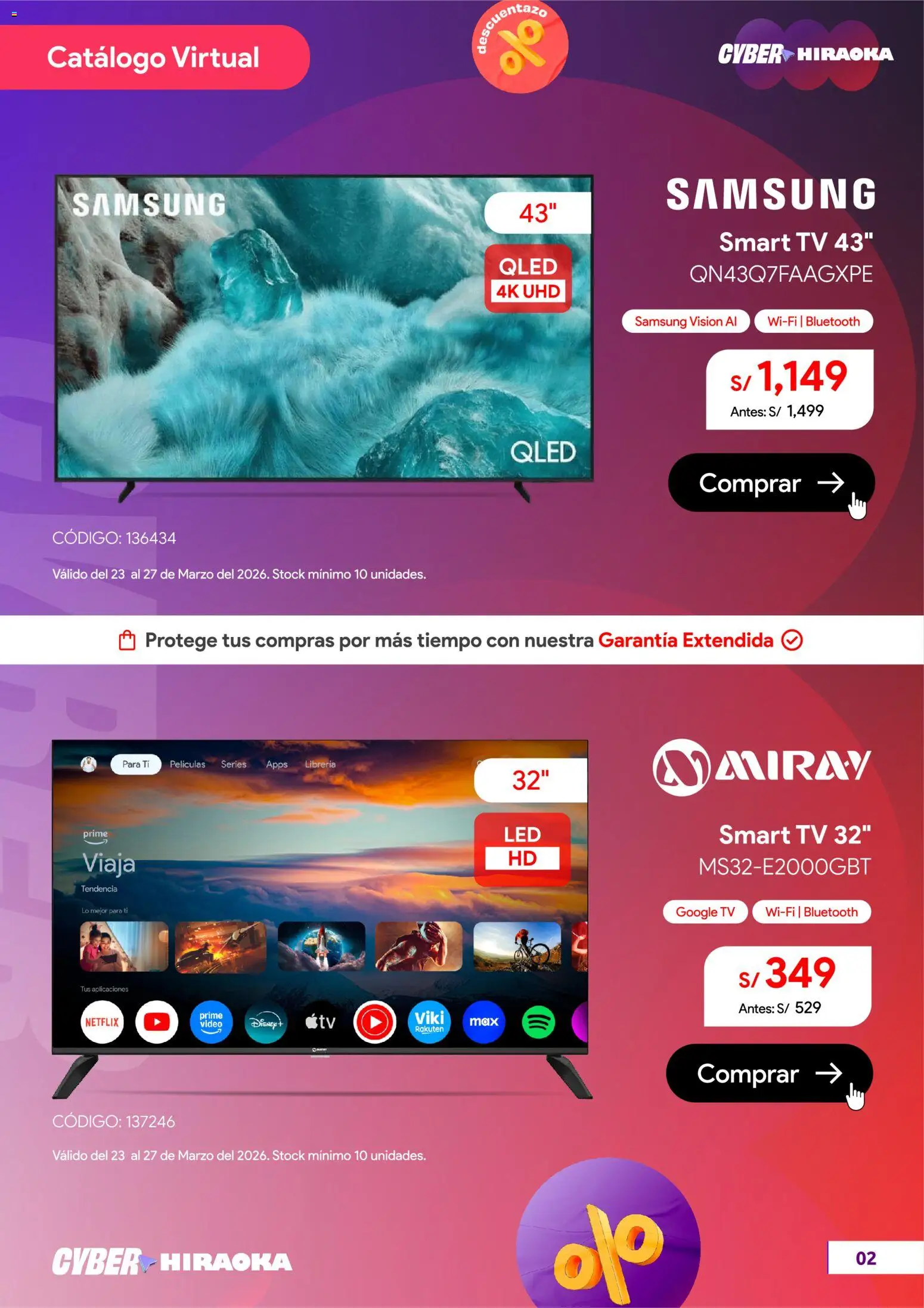 Catálogo Hiraoka válido desde 23.03.2026 | Página: 3 | Productos: Video