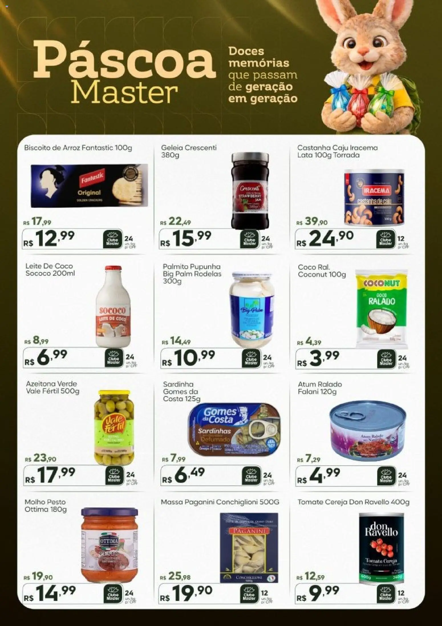 Master Folheto - válido de 02.03.2026 | Página: 4 | Produtos: Palmito, Doces, Sardinha, Atum