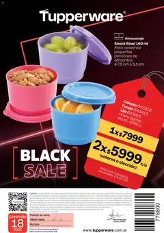 Vista previa Tupperware Black Friday válido desde el 30.10.2025 | Página: 125 | Productos: Caso, Bowl, Microondas, General