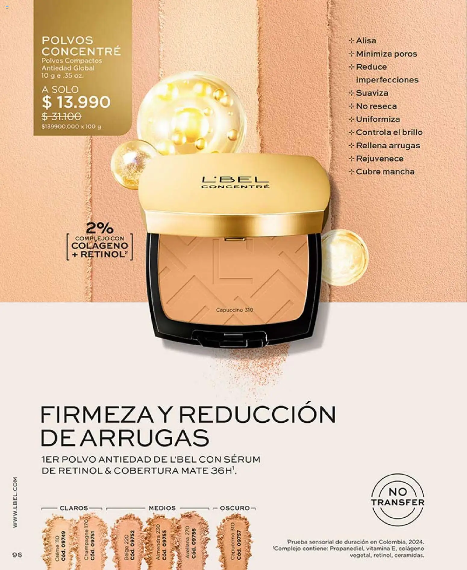 Catálogo L'Bel Campaña 6 │ válido desde el 01.04.2026 | Página: 100 | Productos: Brillo, Almendra, Polvo, Serum