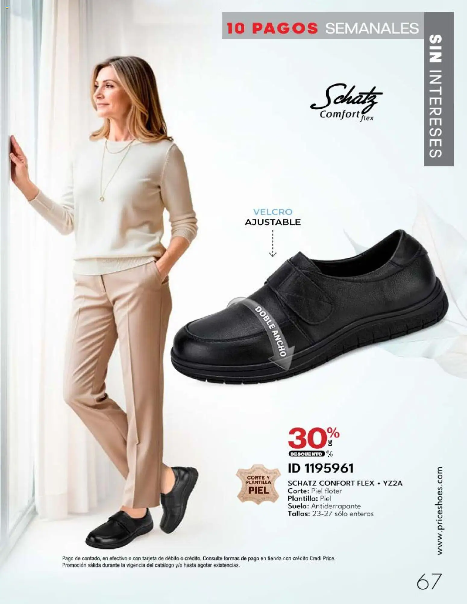 Nuevas ofertas de Price Shoes válidas en toda la República Mexicana desde el 20.03.2026. ¡Encuentra las mejores ofertas en Price Shoes catálogo 10 Pagos Sin Intereses! | Página: 67