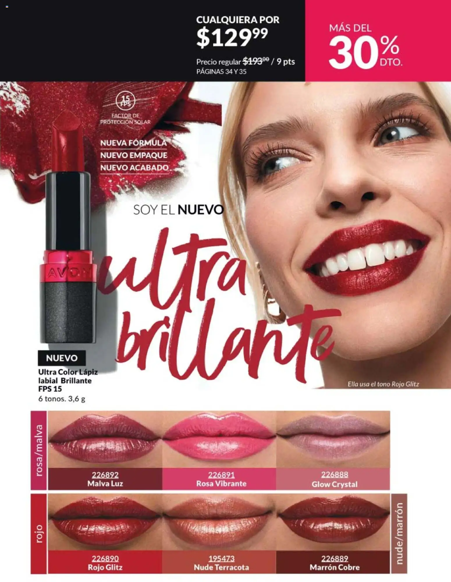 Nuevas ofertas de AVON válidas en toda la República Mexicana desde el 13.03.2026. ¡Encuentra las mejores ofertas en AVON campaña 5 2026! | Página: 35