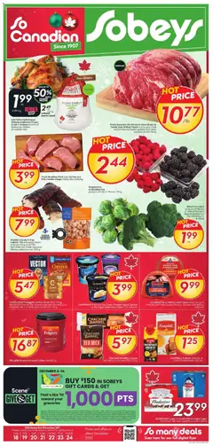 Preview of Sobeys weekly flyer / circulaire from shop Sobeys valid from 18.12.2025