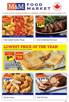Preview of M&M Food Market weekly flyer / circulaire from shop M&M Food Market valid from 23.10.2025