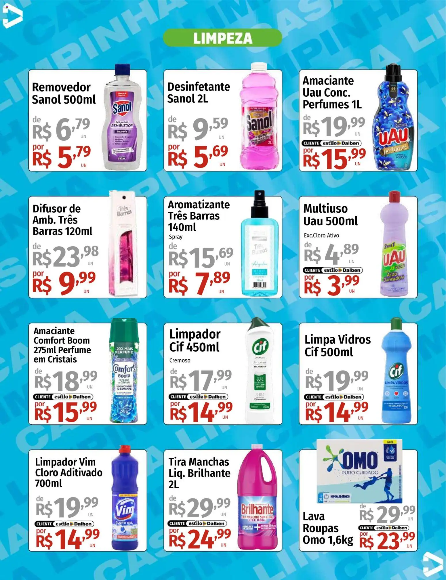 Supermercado Dalben Folheto - válido de 05.01.2026 | Página: 3 | Produtos: Perfume, Cloro, Roupas, Perfumes