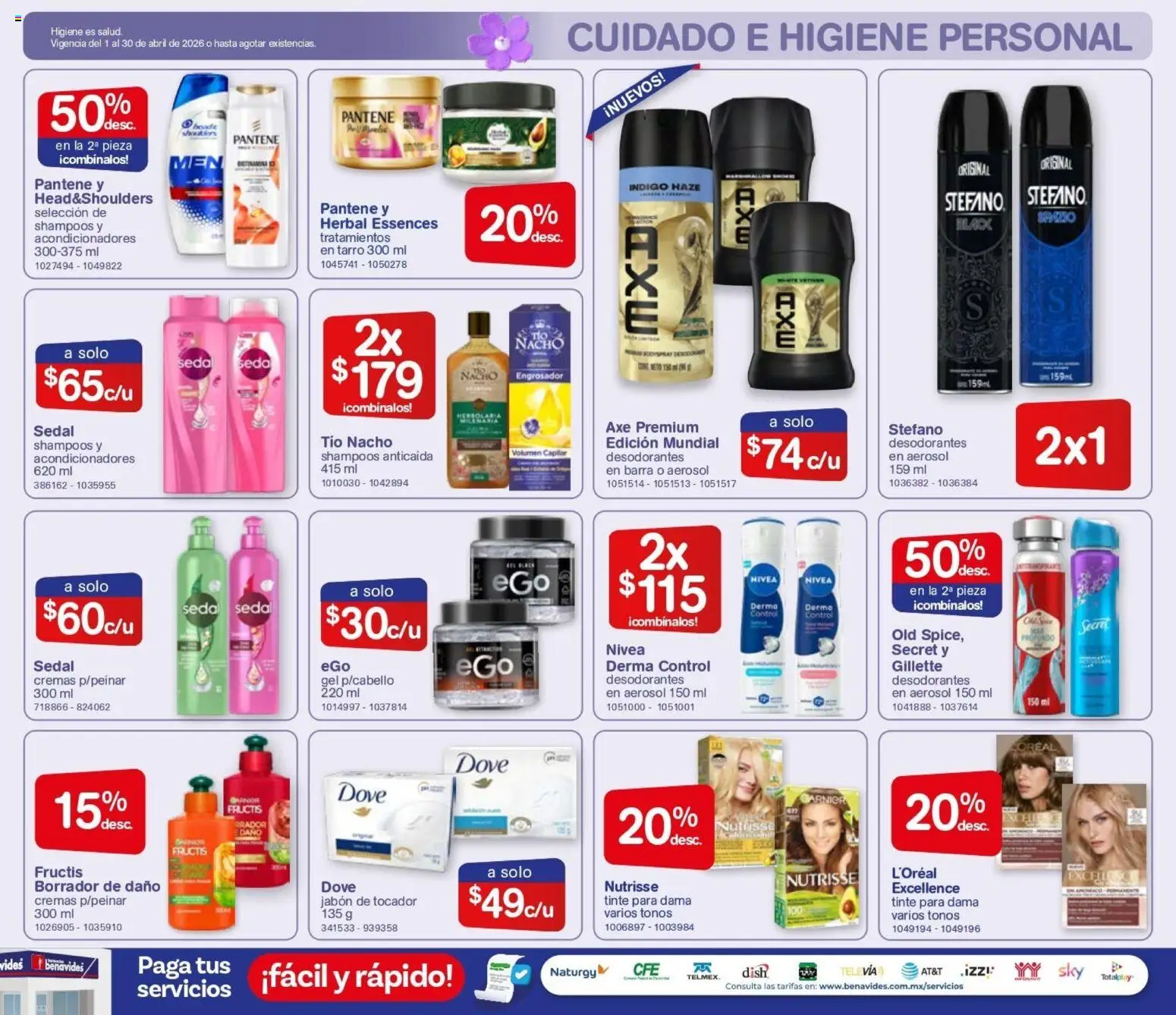 Nuevas ofertas de Farmacia Benavides válidas en toda la República Mexicana desde el 01.04.2026. ¡Encuentra las mejores ofertas en Farmacia Benavides catálogo! | Página: 21