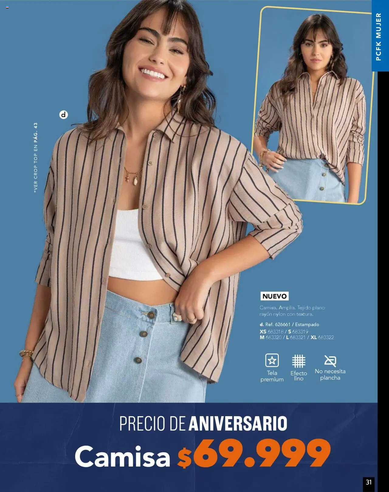 Pacifika revista - valida desde el 10.09.2025 | Página: 31 | Productos: Plancha, Top, Camisa