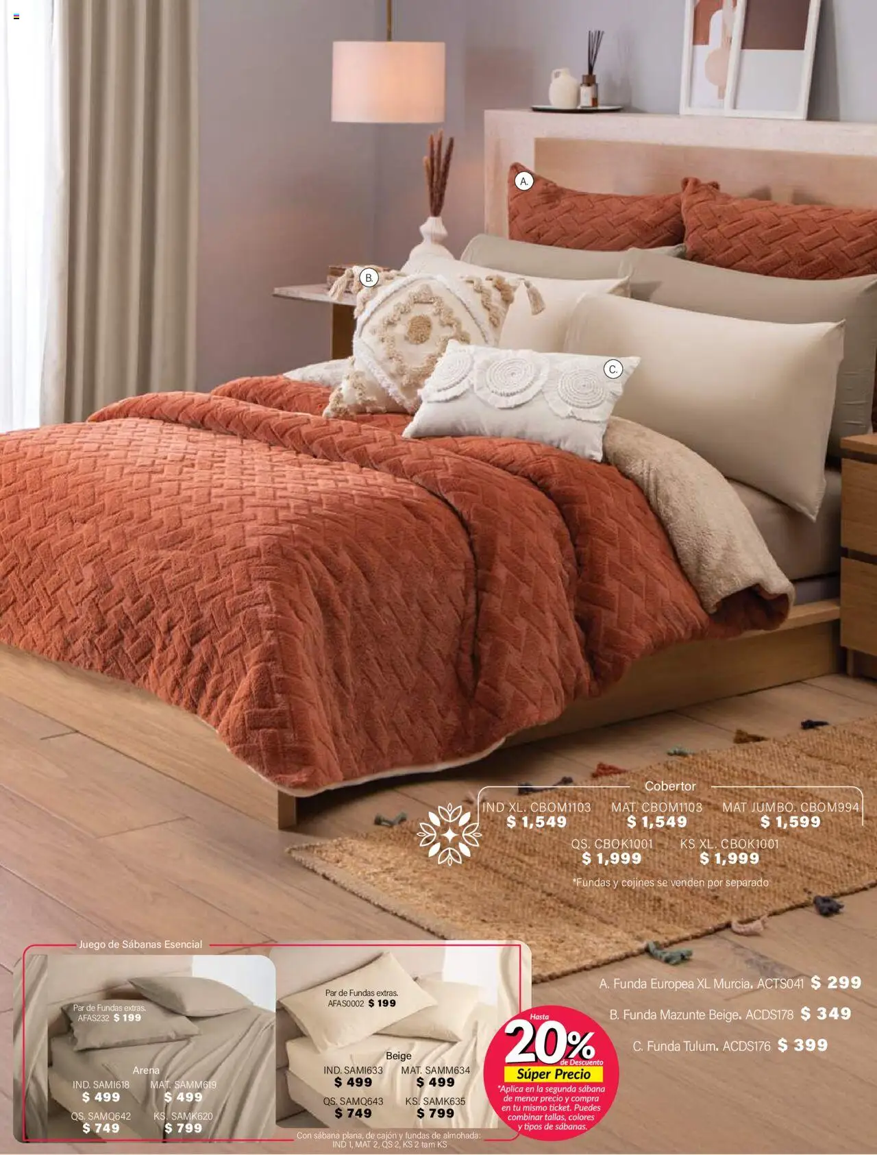 Nuevas ofertas de Colchas Concord válidas en toda la República Mexicana desde el 01.08.2025. ¡Encuentra las mejores ofertas en Colchas Concord - Catálogo! | Página: 785 | Productos: Cobertor, Funda, Almohada, Sabanas