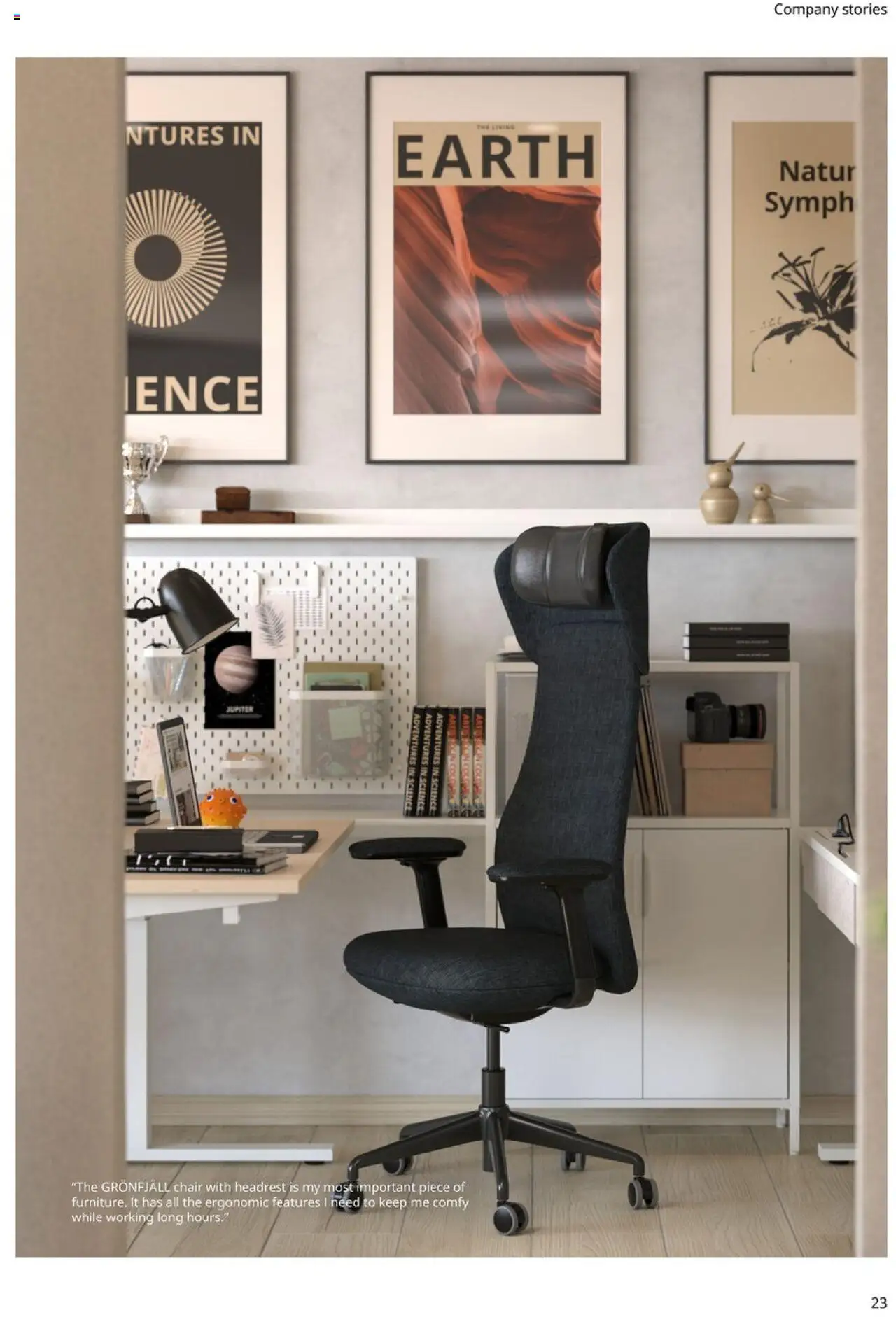 IKEA Office Brochure 2025 - valid from 01.03.2025 | Page: 23 | Products: Chair