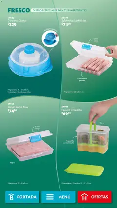 Vista previa de Betterware campaña 11 2025, nuevo folleto de la tienda, válido en México a partir del 03.11.2025 | Página: 74 | Productos: Queso, Jamón, Rejilla