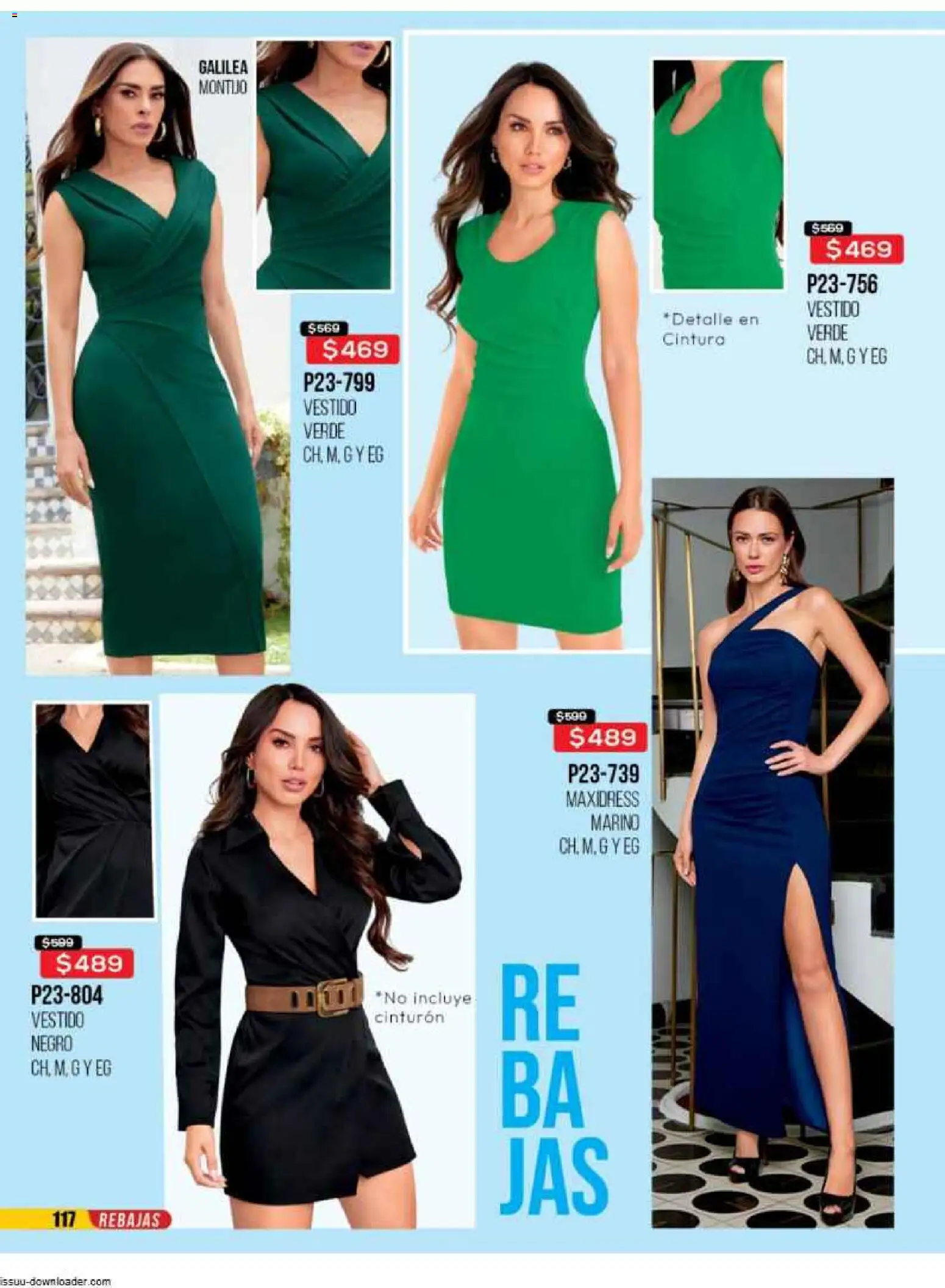 Nuevas ofertas de Cklass válidas en toda la República Mexicana desde el 31.10.2025. ¡Encuentra las mejores ofertas en Cklass catálogo Super Rebajas Ropa! | Página: 120 | Productos: Cinturón, Vestido