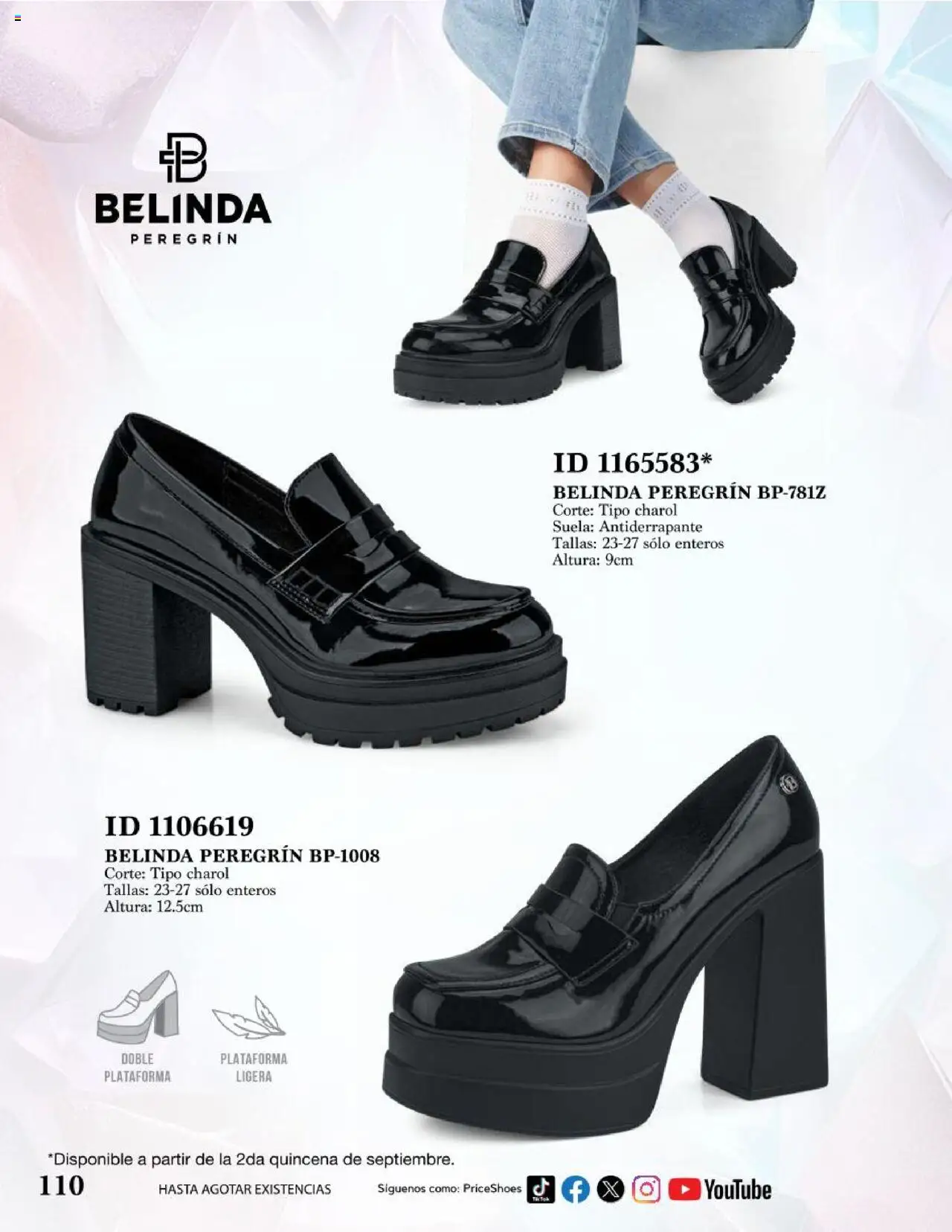 Nuevas ofertas de Price Shoes válidas en toda la República Mexicana desde el 05.08.2024. ¡Encuentra las mejores ofertas en Price Shoes catálogo Vestir Casual ! | Página: 110