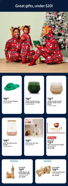 Preview of Walmart - Share the joy! from shop Walmart valid from 04.12.2025 | Page: 9 | Products: Slippers, Vase