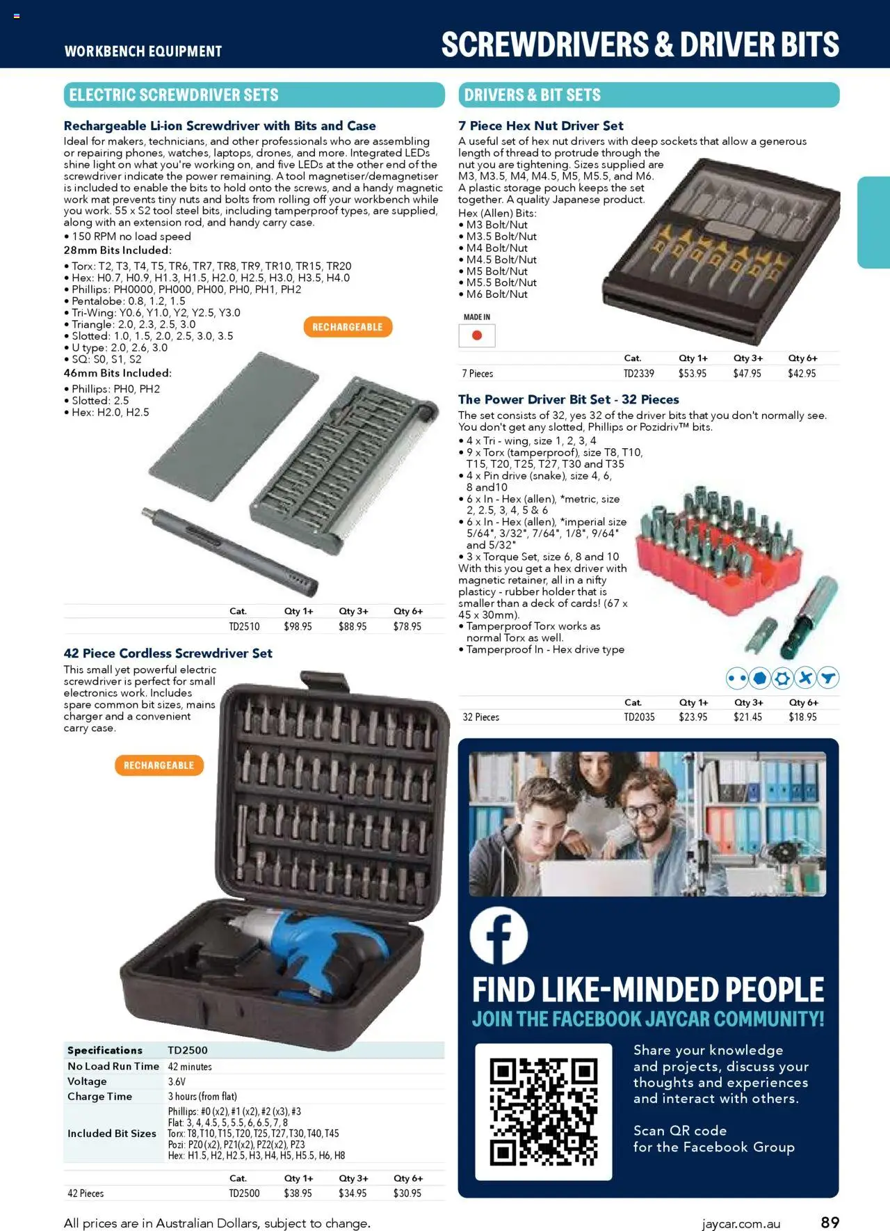 Jaycar catalogue - valid from 09.07.2025 | Page: 89 | Products: Charger, Light, Nuts, Case