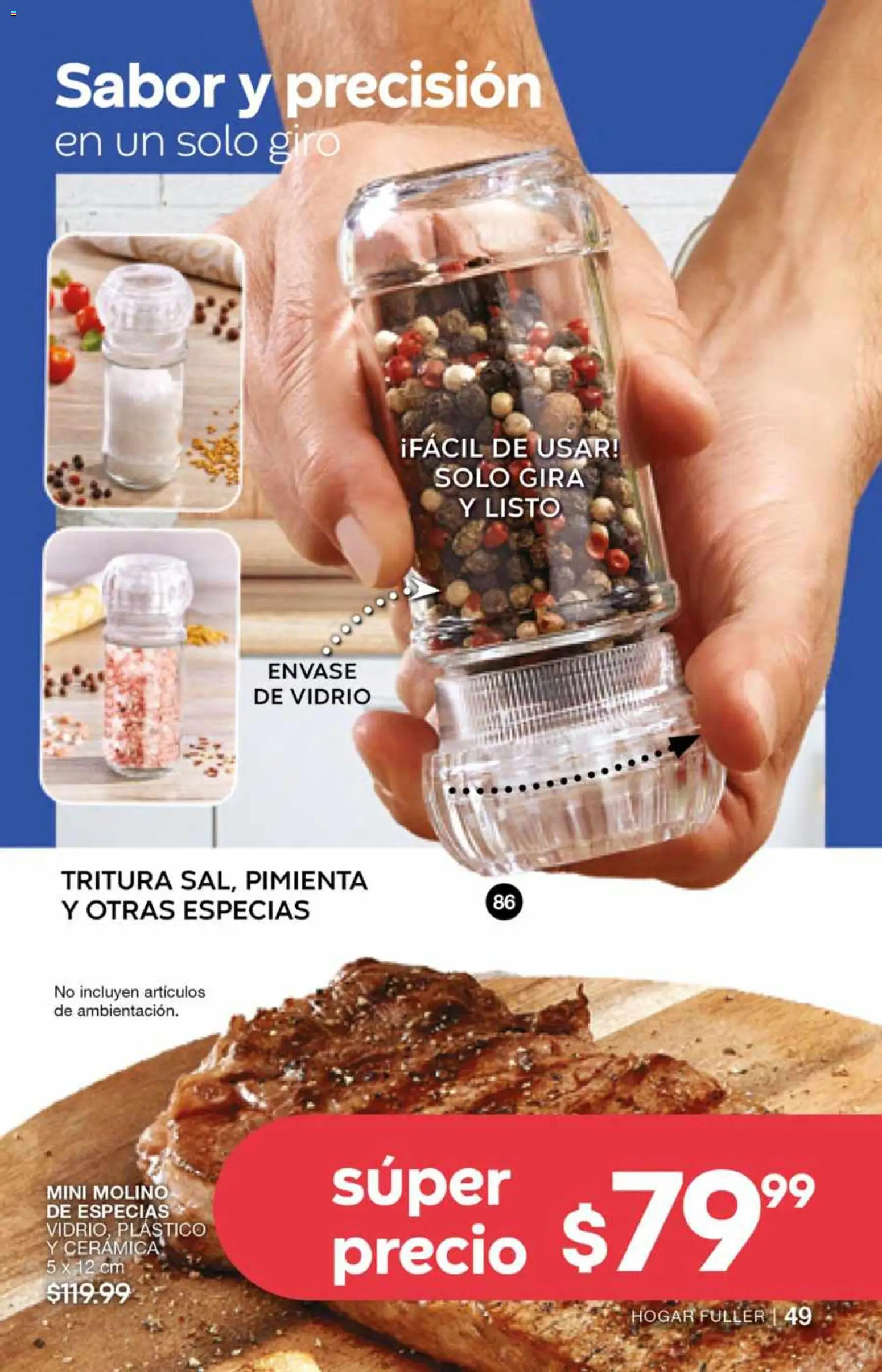 Nuevas ofertas de Fuller válidas en toda la República Mexicana desde el 26.11.2025. ¡Encuentra las mejores ofertas en Fuller campaña 17 2025! | Página: 51 | Productos: Pimienta