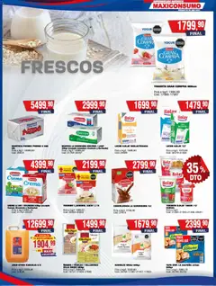 Vista previa Maxiconsumo ofertas válido desde el 03.11.2025 | Página: 17 | Productos: Leche, Yogur, Jugo, Crema