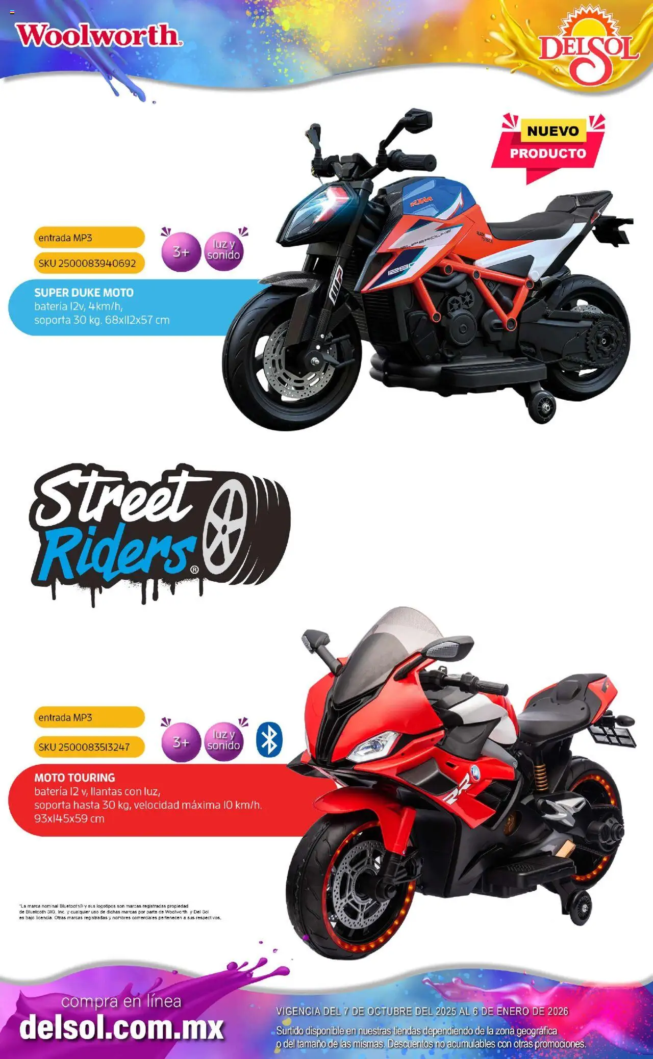 Nuevas ofertas de Del Sol y Woolworth válidas en toda la República Mexicana desde el 07.10.2025. ¡Encuentra las mejores ofertas en Del Sol y Woolworth - Catálogo Castillo Del Juguete! | Página: 231 | Productos: Mp3, Batería