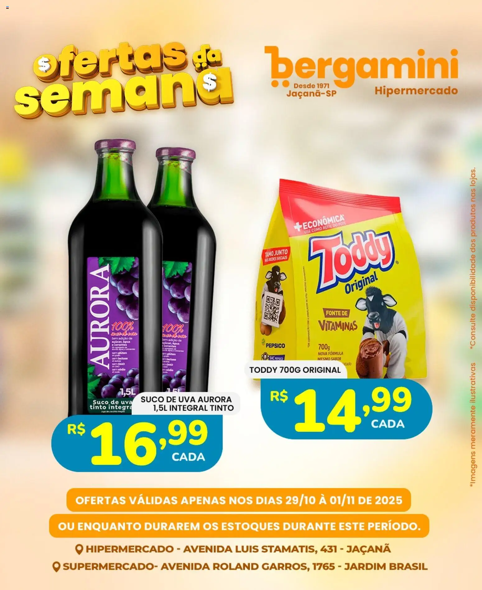 Supermercado Bergamini Folheto - válido de 29.10.2025 | Página: 16 | Produtos: Suco
