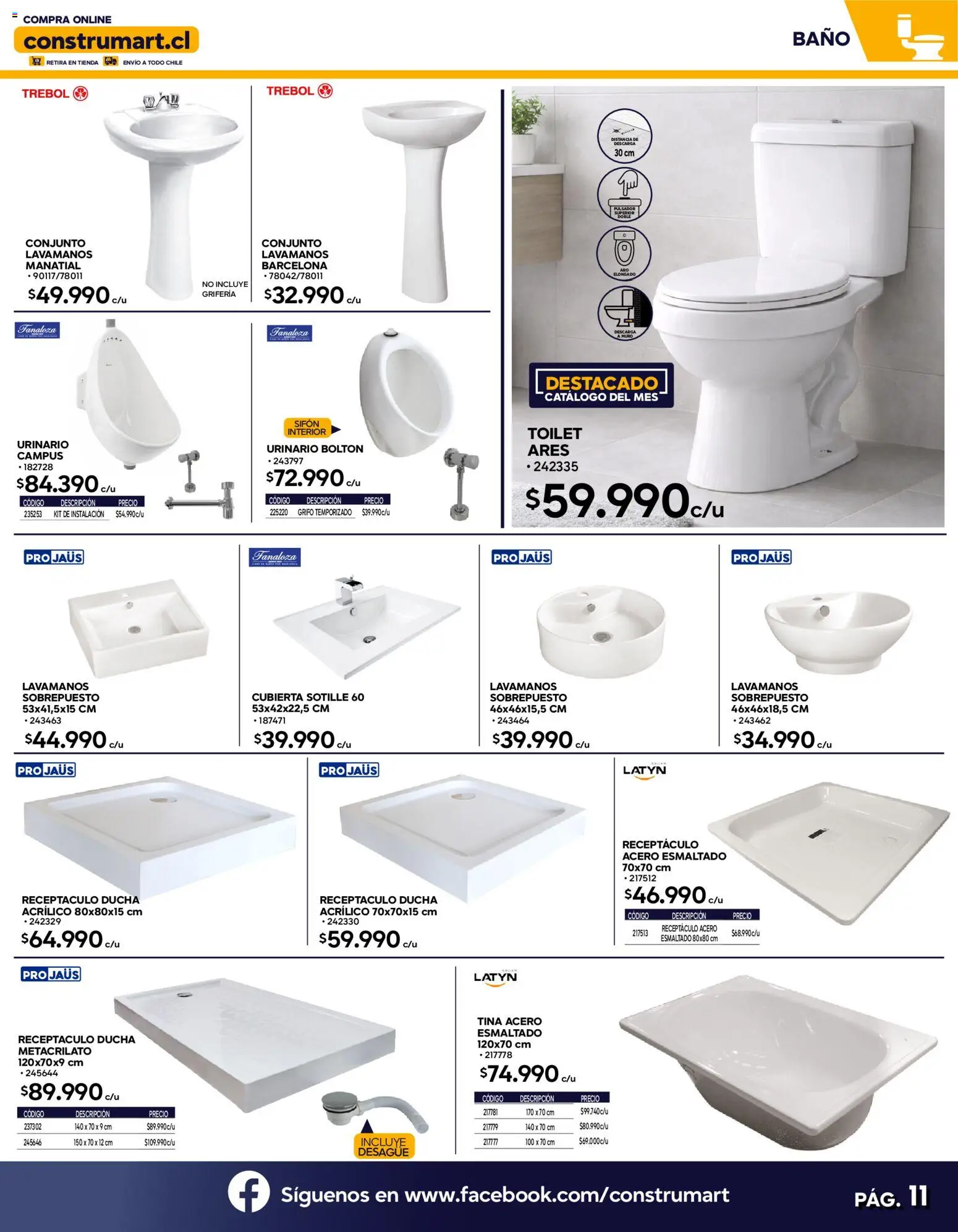 Construmart Ofertas │ válido desde el 01.02.2026 | Página: 11 | Productos: Baño, Ducha, Conjunto, Grifo