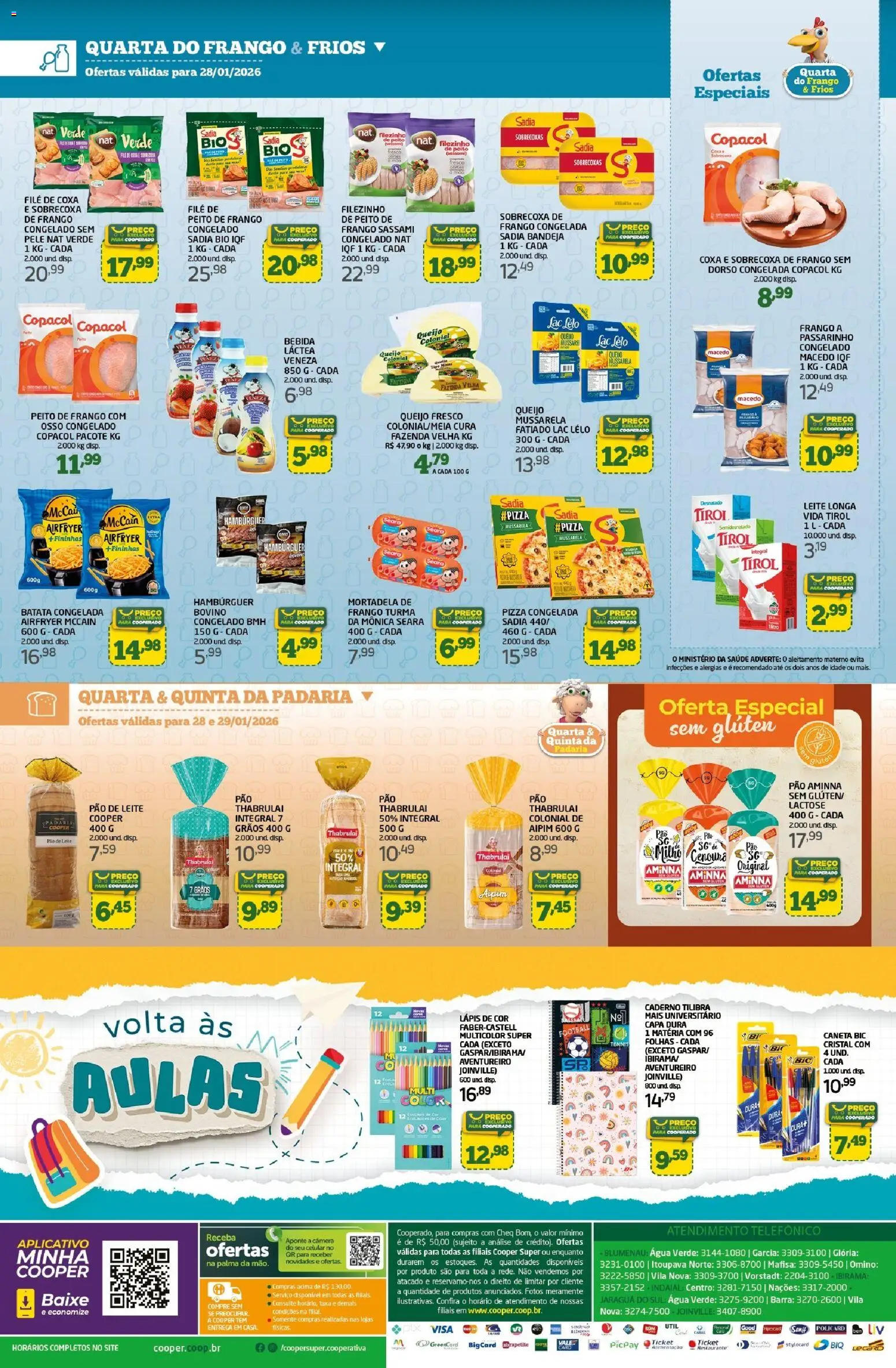 Cooper Folheto - válido de 26.01.2026 | Página: 2 | Produtos: Lápis de cor, Leite, Queijo, Bebida