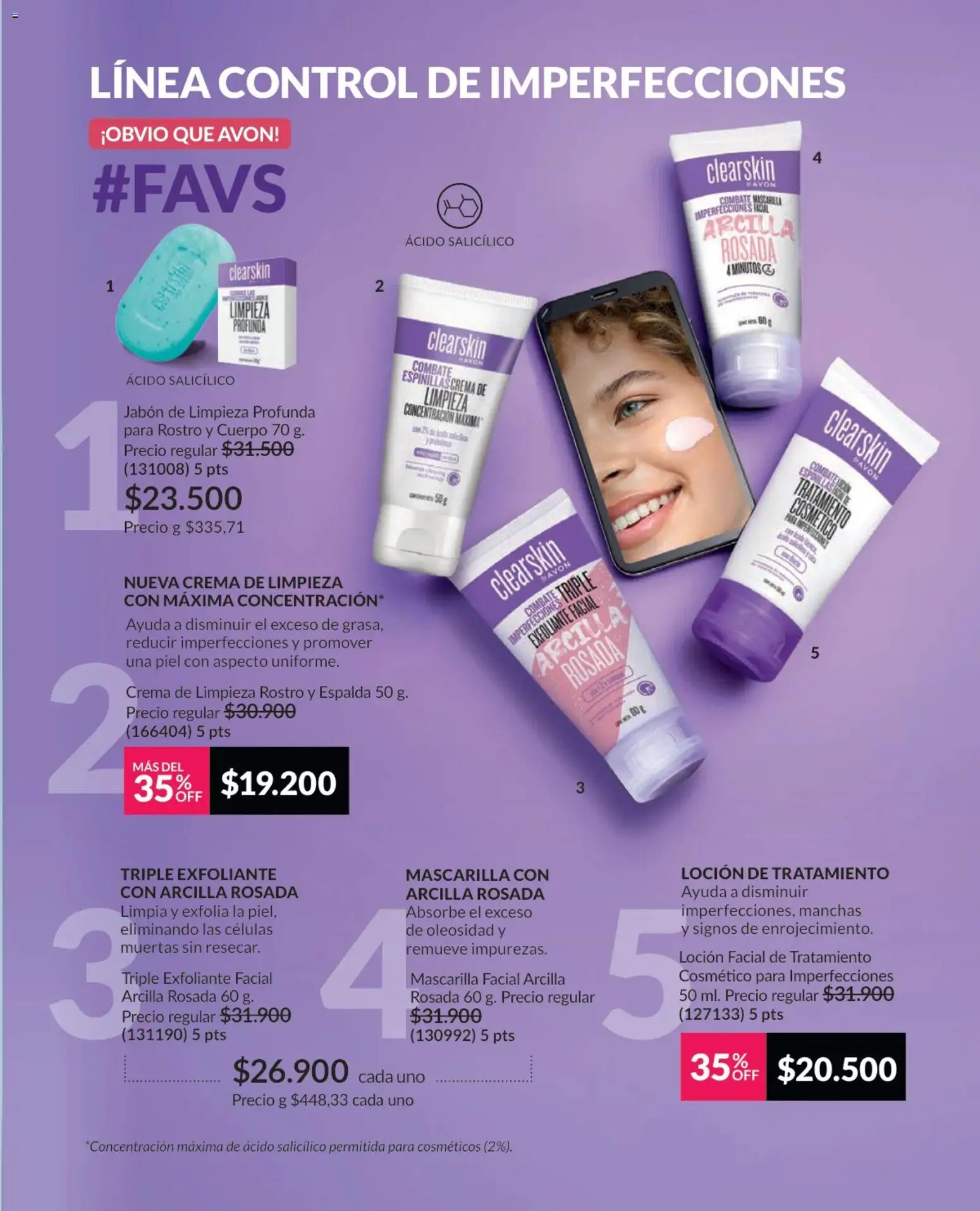 Avon revista - valida desde el 25.02.2026 | Página: 132 | Productos: Crema, Loción, Mascarilla, Jabón