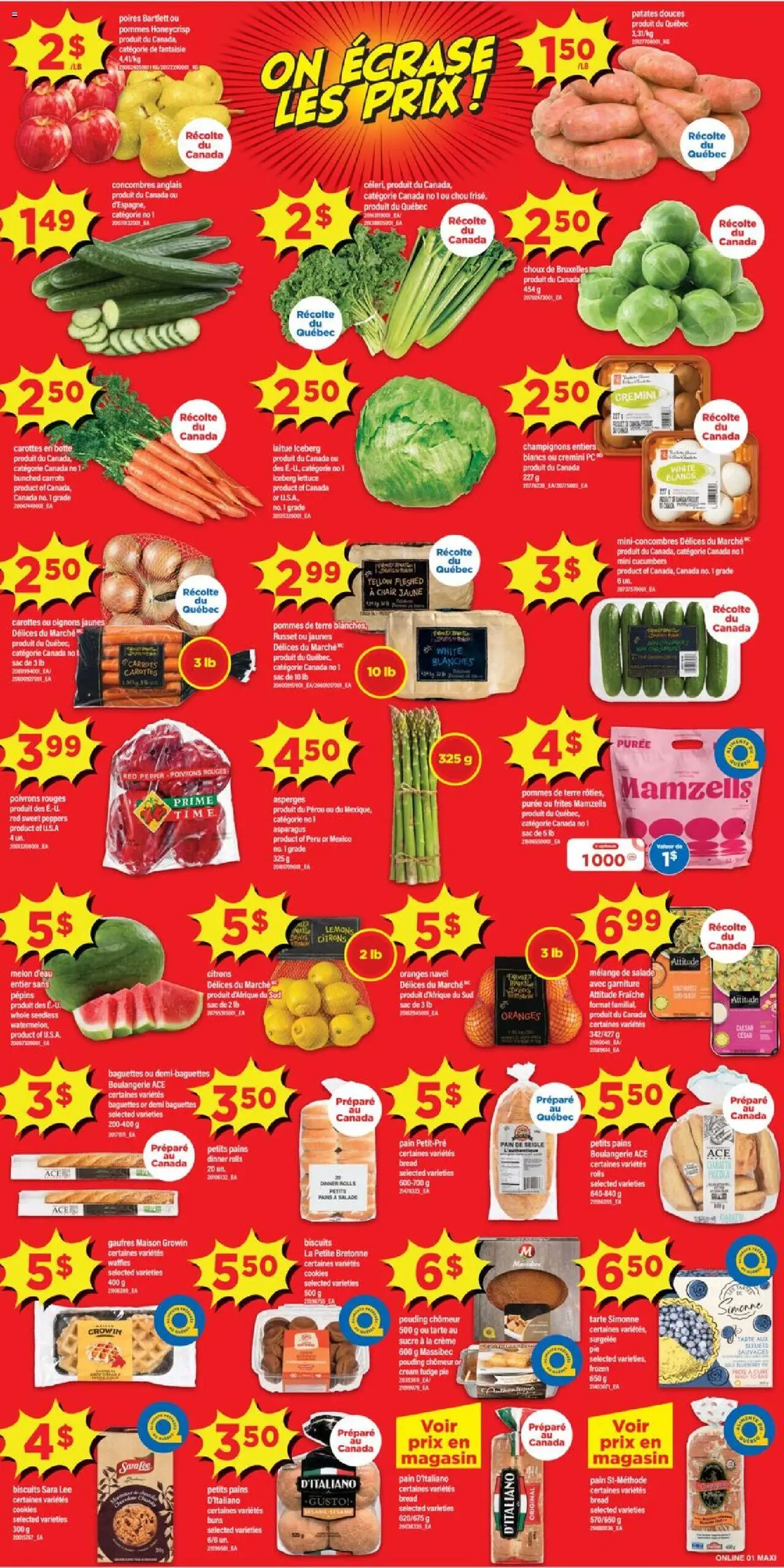 Maxi flyer valid from 09.10.2025 | Page: 4 | Products: Cream, Cucumbers, Chair, Oranges