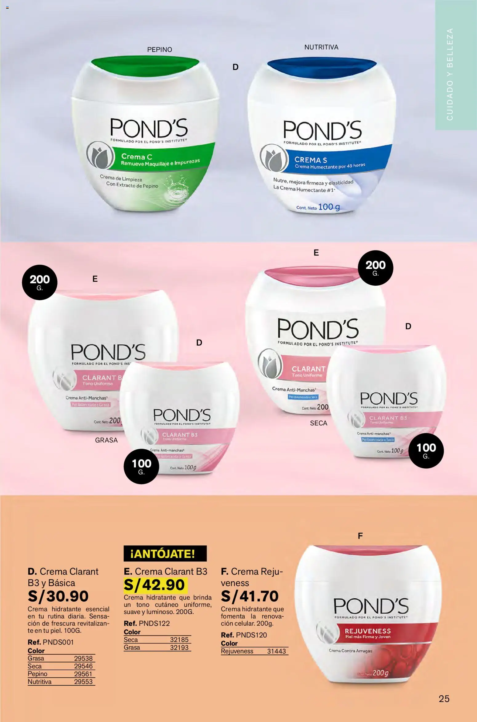 Catálogo Leonisa válido desde 23.10.2025 | Página: 25 | Productos: Té, Crema, Maquillaje