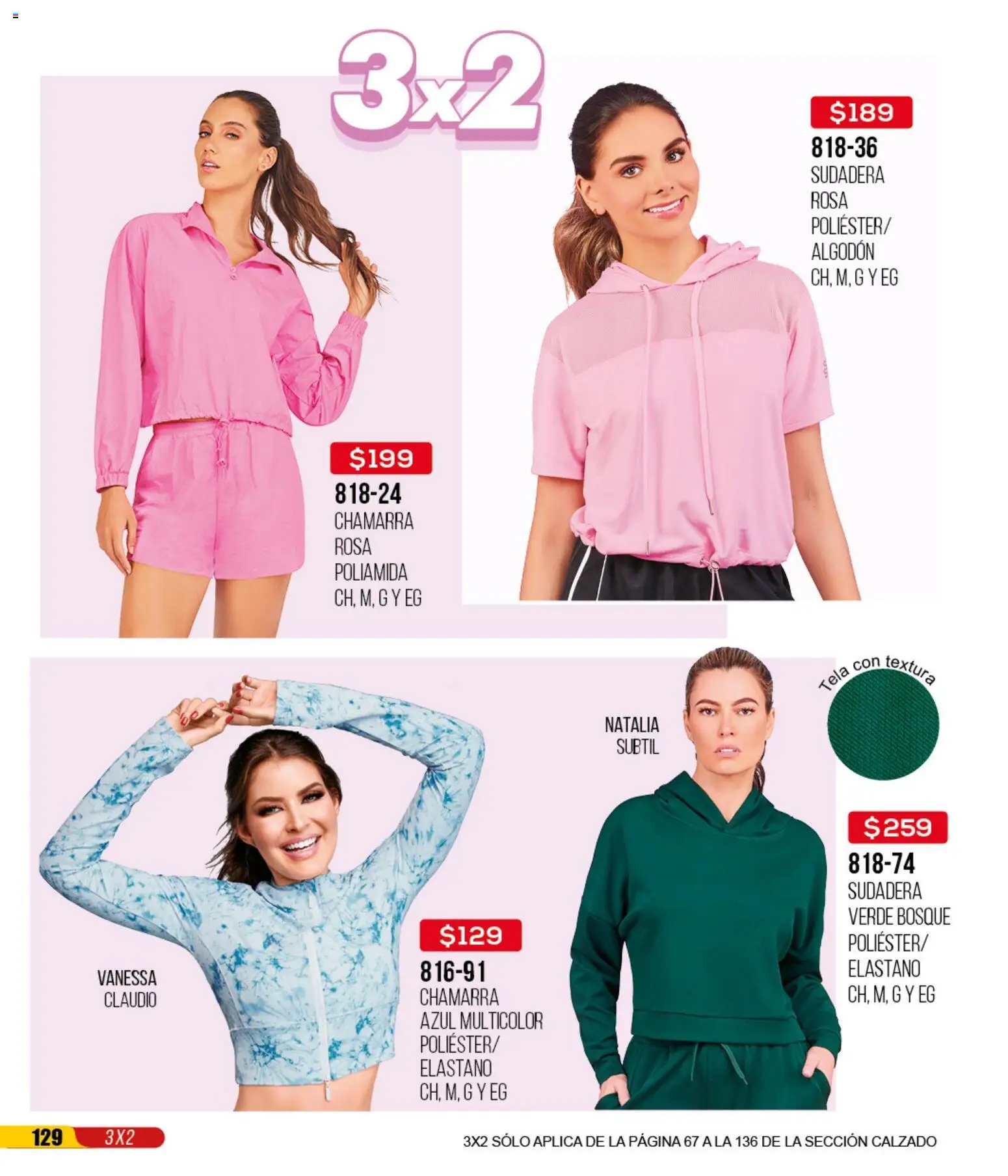 Nuevas ofertas de Cklass válidas en toda la República Mexicana desde el 14.04.2026. ¡Encuentra las mejores ofertas en Cklass catálogo 3X2 Digital Calzado! | Página: 130 | Productos: Chamarra, Algodón, Sudadera