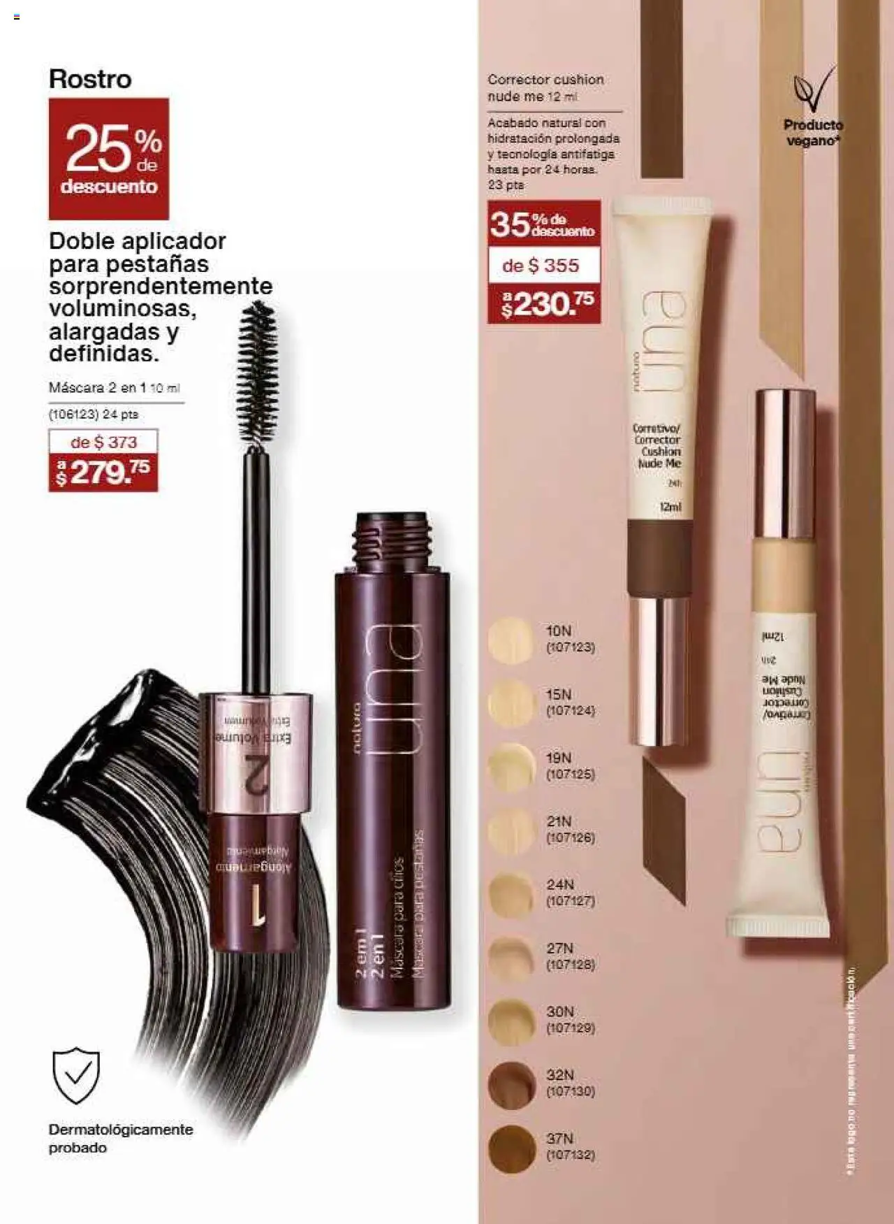 Nuevas ofertas de Natura válidas en toda la República Mexicana desde el 21.07.2025. ¡Encuentra las mejores ofertas en Natura - Campaña12 2025! | Página: 45 | Productos: Máscara, Corrector
