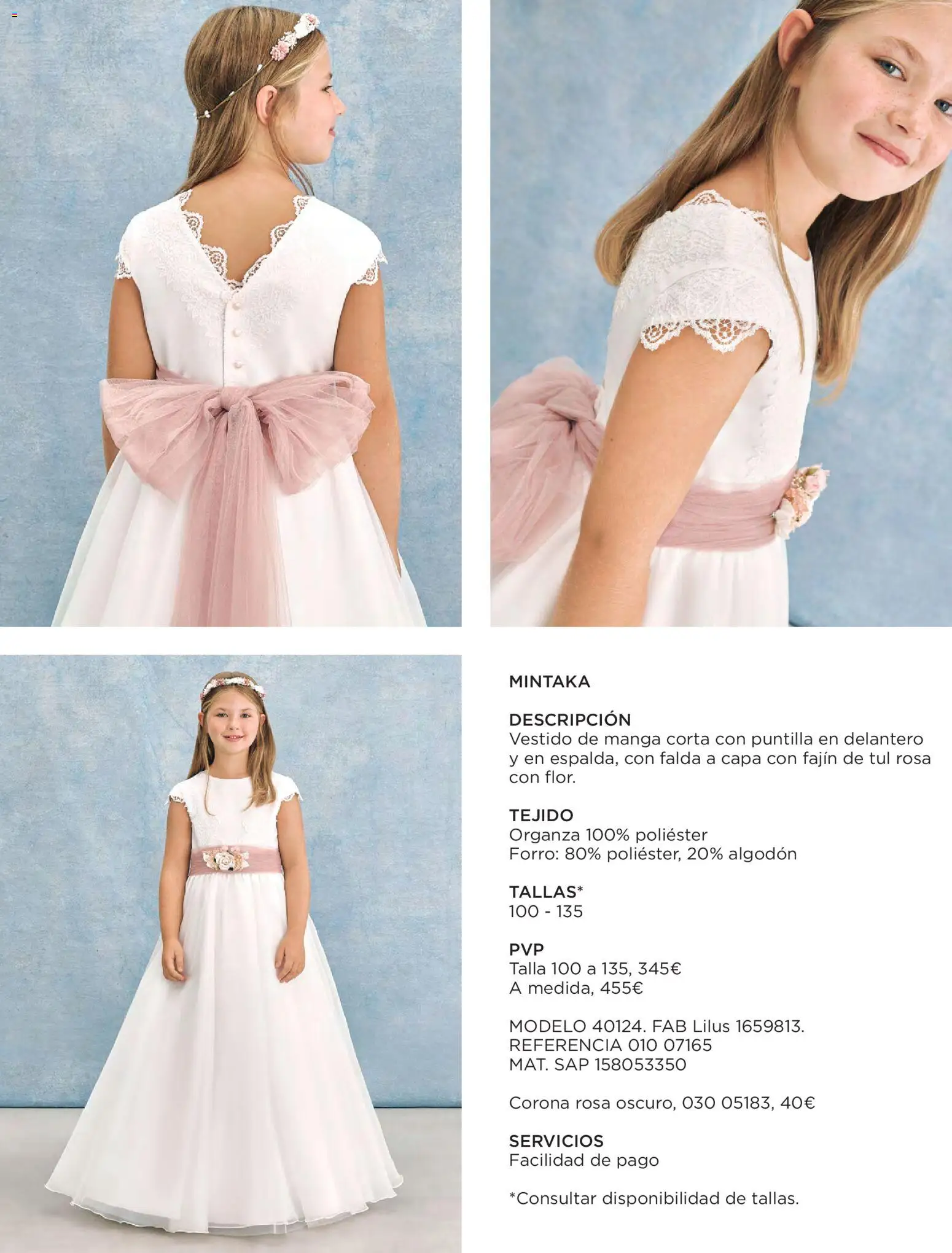 Nuevas ofertas de El Corte Inglés válidas en toda la República Mexicana desde el 20.11.2025. ¡Encuentra las mejores ofertas en El Corte Inglés catálogo Comuniones 2026! | Página: 20 | Productos: Manga, Algodón, Vestido, Falda