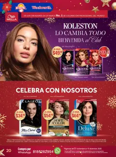 Vista previa de Del Sol y Woolworth catálogo Belleza Diciembre , nuevo folleto de la tienda, válido en México a partir del 27.11.2025 | Página: 20