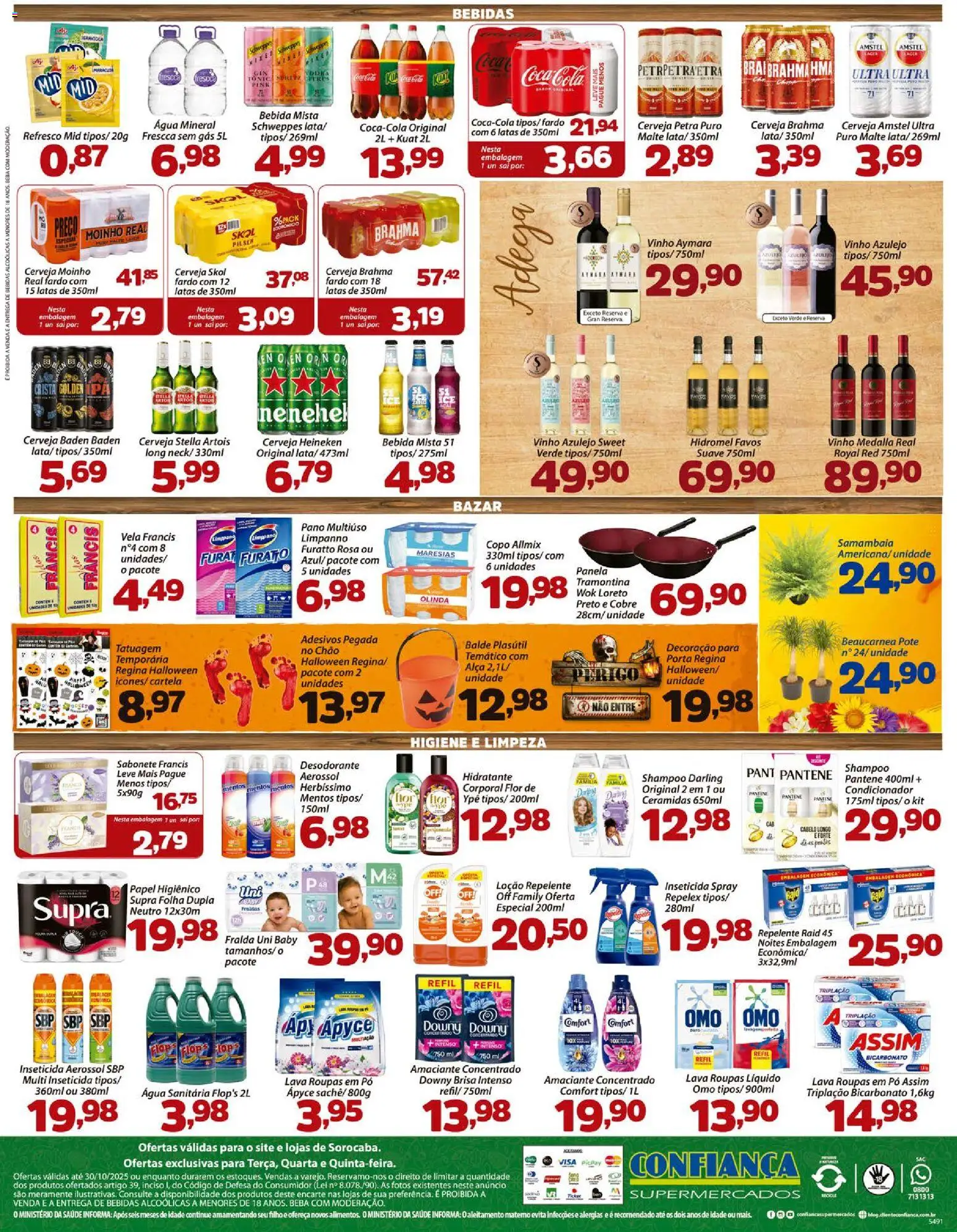 Confiança Folheto - válido de 28.10.2025 | Página: 4 | Produtos: Refresco, Desodorante, Amaciante, Balde