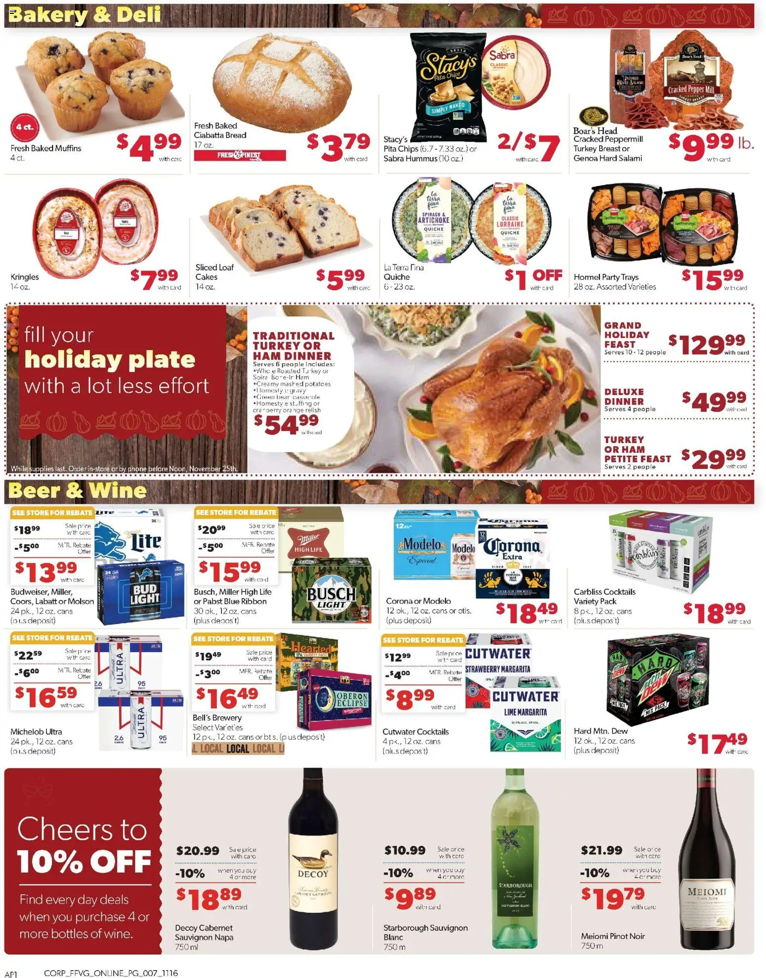 Family Fare Weekly Ad - MI - valid from 16.11.2025 | Page: 15 | Products: Salami, Wine, Potatoes, Phone