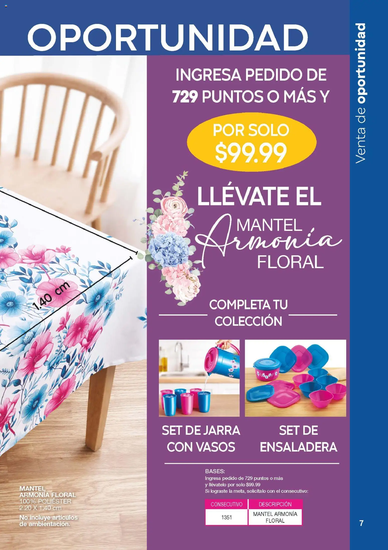 Nuevas ofertas de Fuller Gana Mas 25 2026 válidas en toda la República Mexicana desde el 18.03.2026. ¡Encuentra las mejores ofertas en Fuller Gana Mas 25 2026! | Página: 7 | Productos: Mantel, Ensaladera, Vasos, Jarra