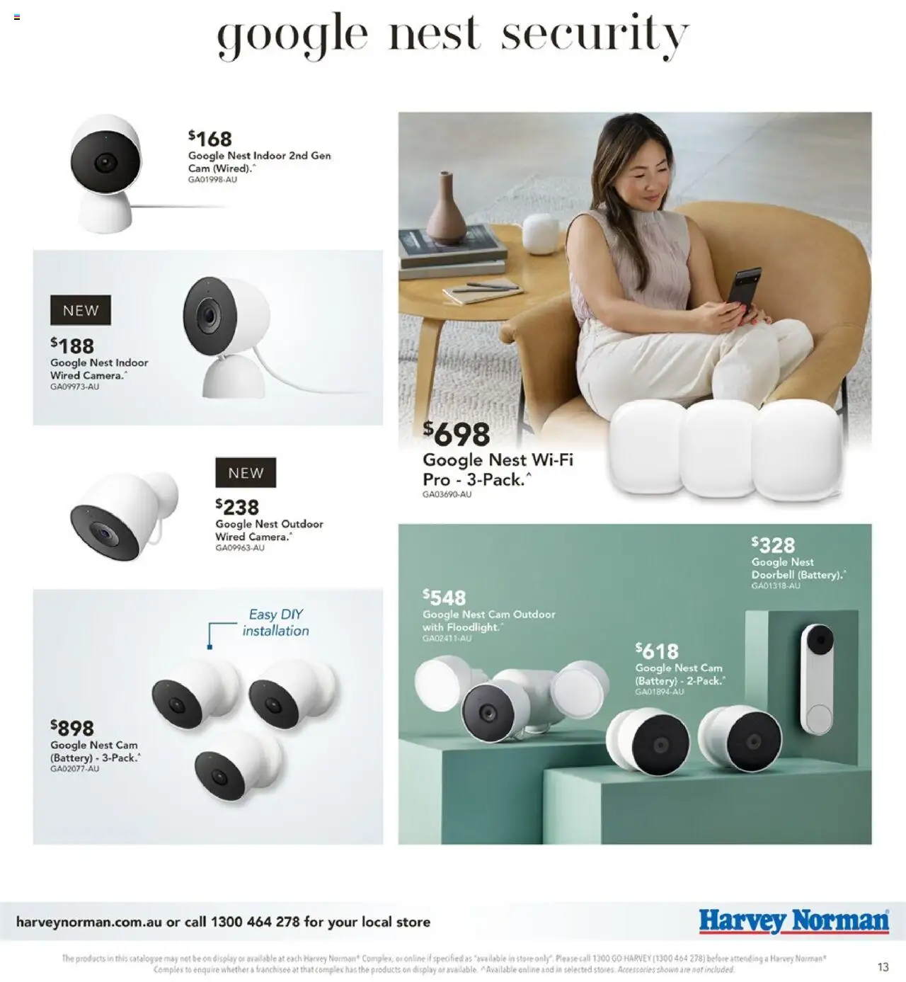 Harvey Norman catalogue - valid from 13.10.2025 | Page: 13 | Products: Battery, Accessories, Doorbell
