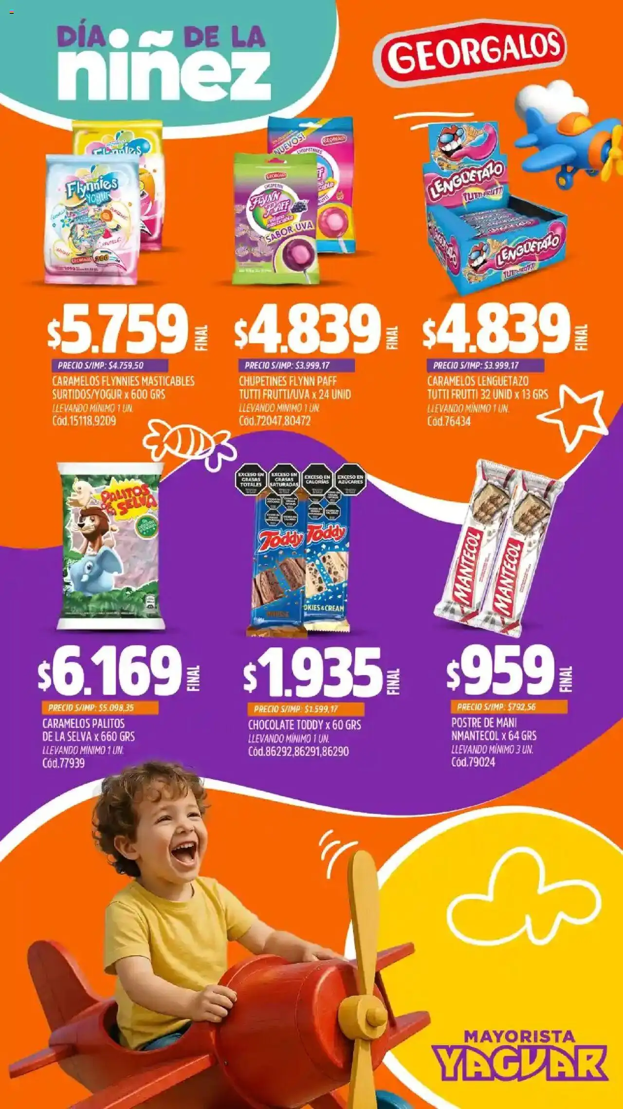 Yaguar - José C. Paz │ válido desde el 04.08.2025 | Página: 38 | Productos: Mani, Uva, Chocolate