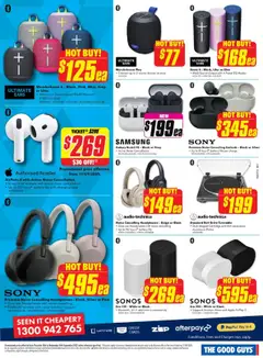 The Good Guys catalogue - valid from 17.09.2025 | Page: 2 | Products: Battery, Belt, Headphones, Case