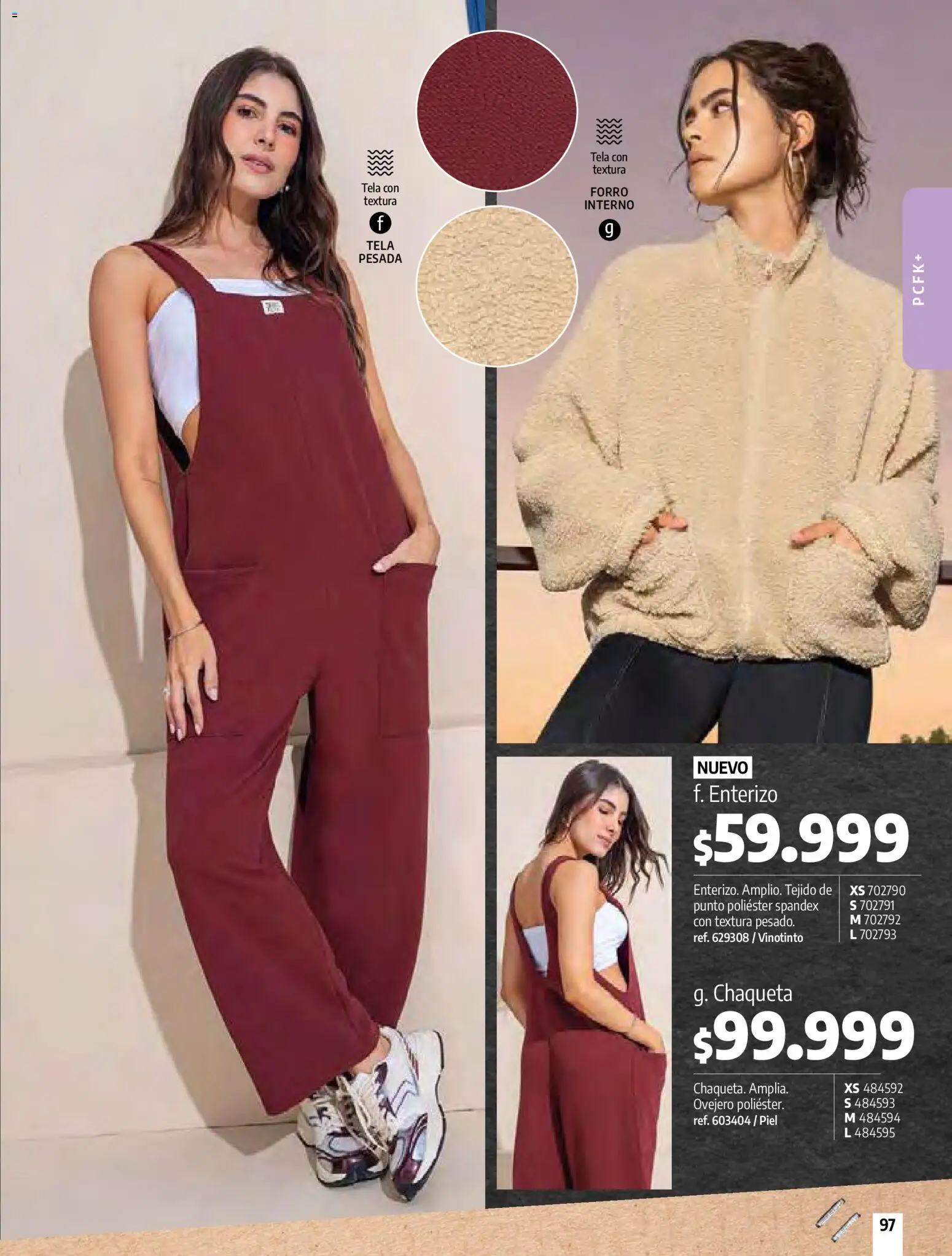 Pacifika revista - valida desde el 01.03.2026 | Página: 99 | Productos: Chaqueta, Enterizo