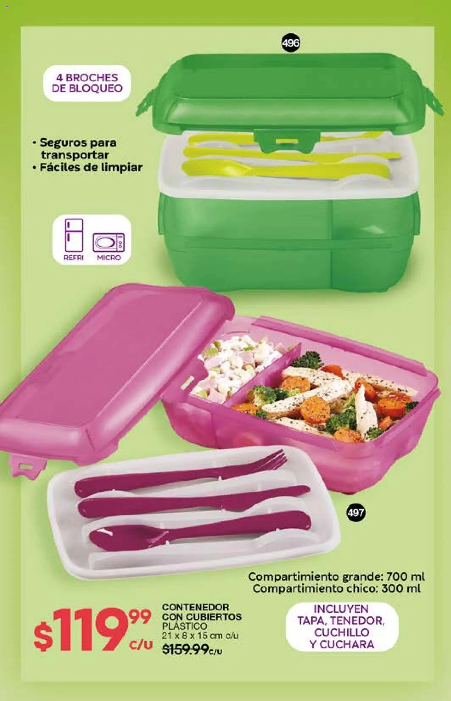 Nuevas ofertas de Fuller válidas en toda la República Mexicana desde el 29.04.2026. ¡Encuentra las mejores ofertas en Fuller campaña 2 2026! | Página: 136 | Productos: Contenedor, Cuchara, Cuchillo