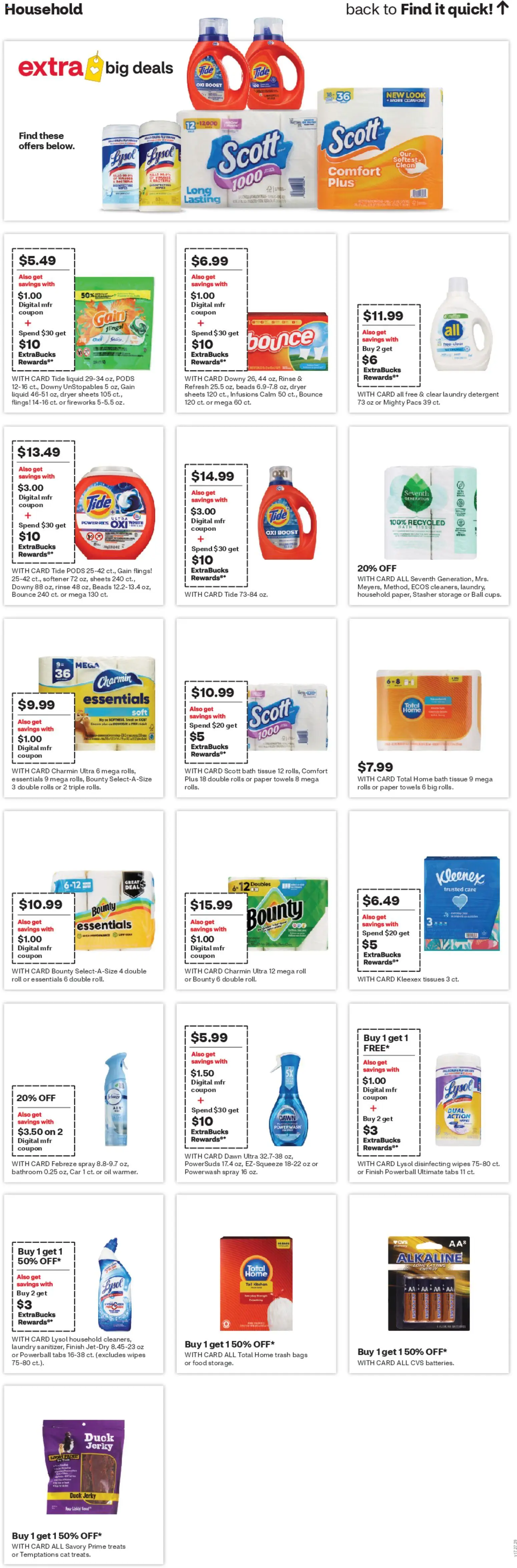 CVS Pharmacy Weekly Ad - CT - valid from 01.03.2026 | Page: 18 | Products: Bath, Oil, Detergent, Dryer