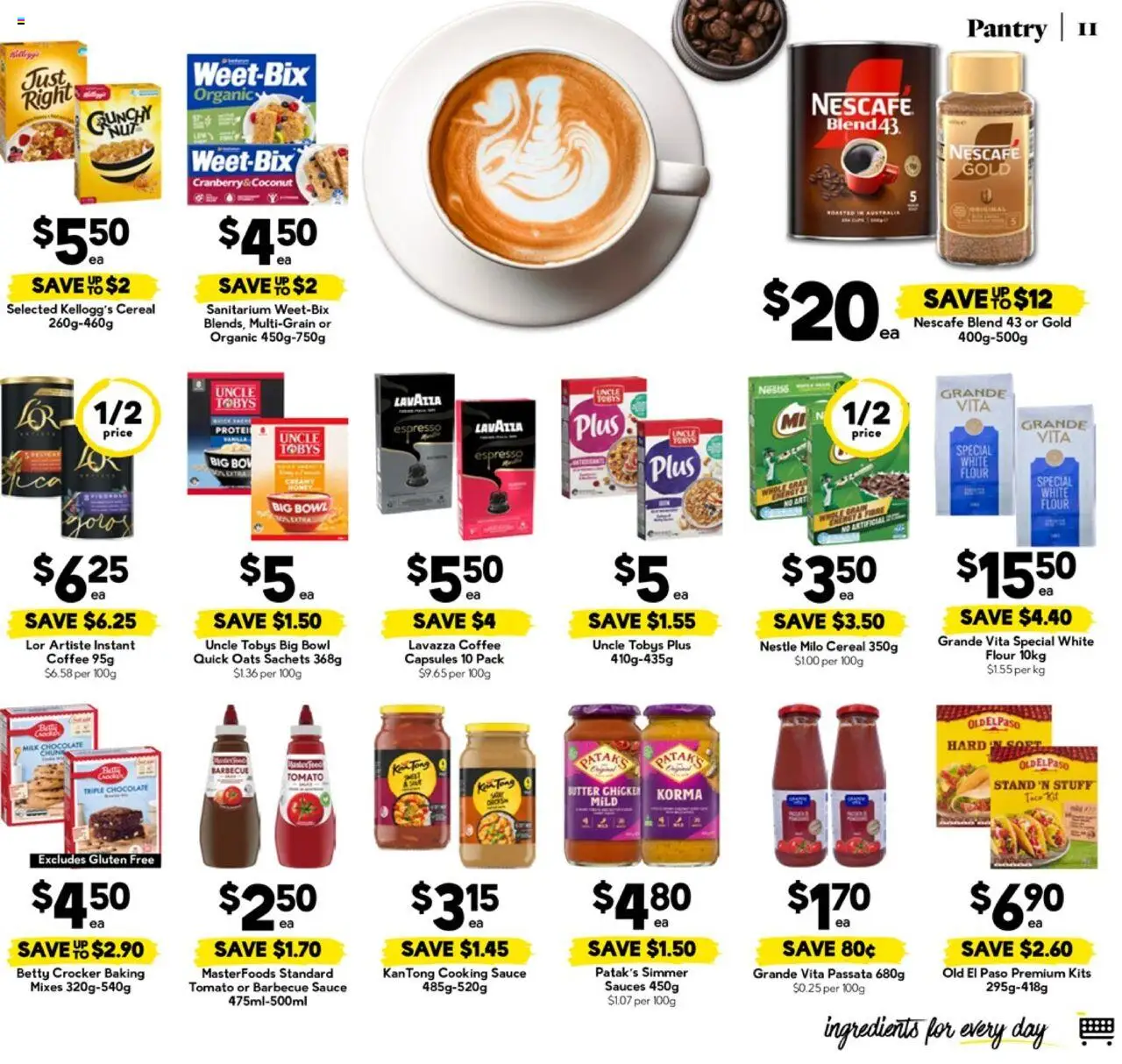 Drakes catalogue - valid from 20.08.2025 | Page: 11 | Products: Milk, Butter, Flour, Cereal