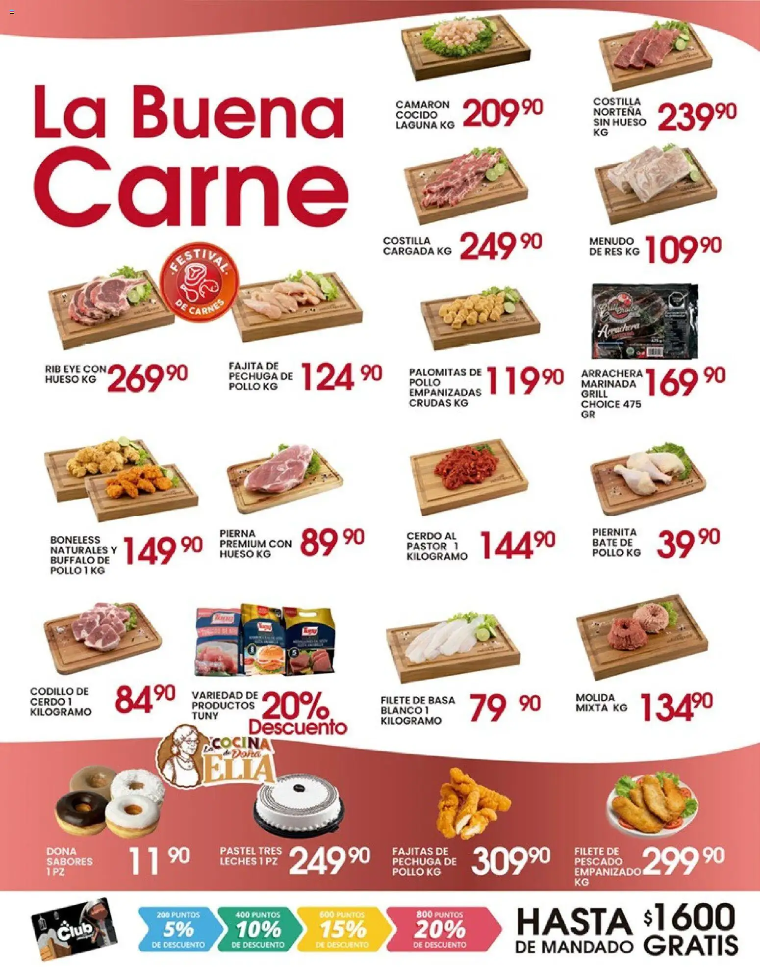 Nuevas ofertas de Alsuper válidas en toda la República Mexicana desde el 24.04.2026. ¡Encuentra las mejores ofertas en Alsuper folleto Calera! | Página: 2 | Productos: Pollo, Pastel, Cerdo, Res
