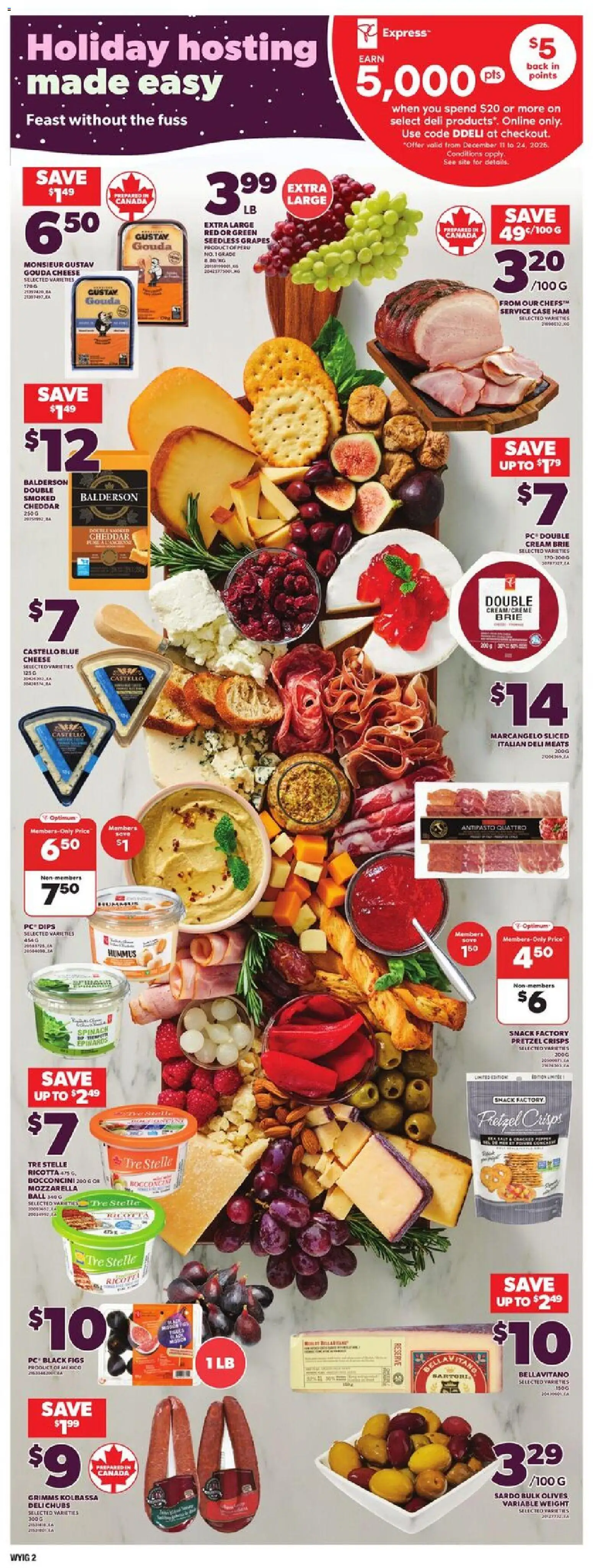 Independent Grocer flyer valid from 18.12.2025 | Page: 5 | Products: Cream, PC, Case, Cheese