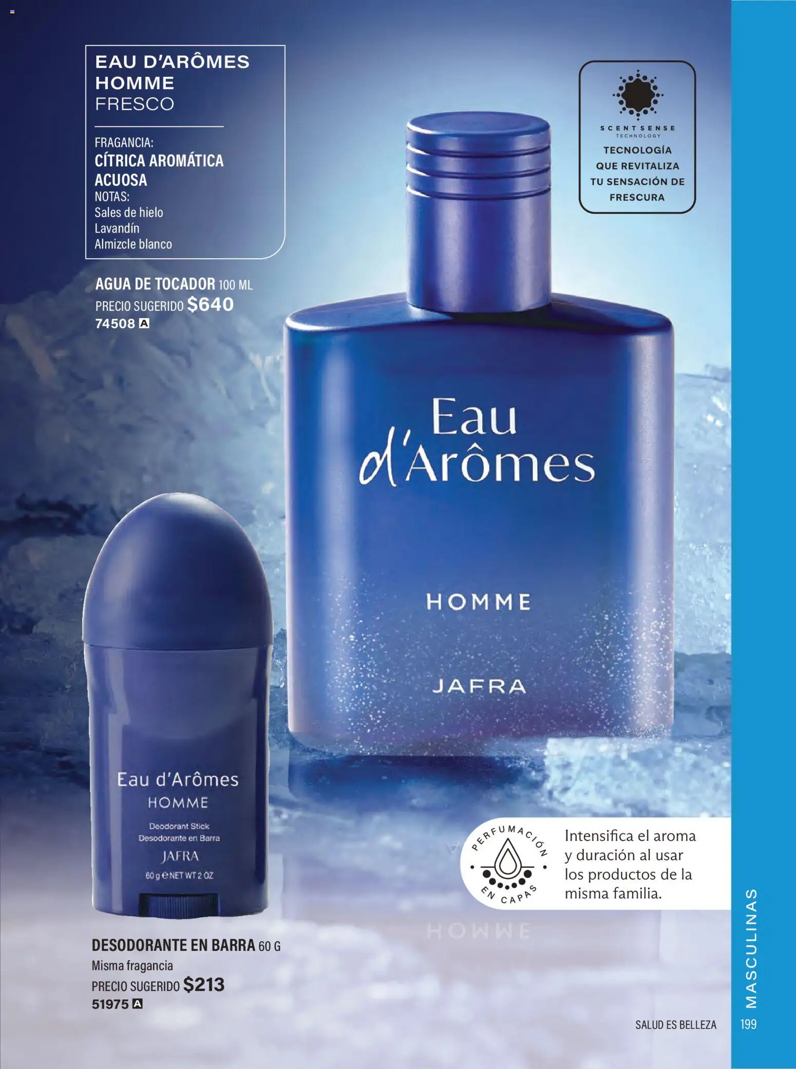 Nuevas ofertas de JAFRA válidas en toda la República Mexicana desde el 01.02.2026. ¡Encuentra las mejores ofertas en JAFRA catálogo Organizador de Ventas! | Página: 197 | Productos: Desodorante, Agua, Sales, Barra