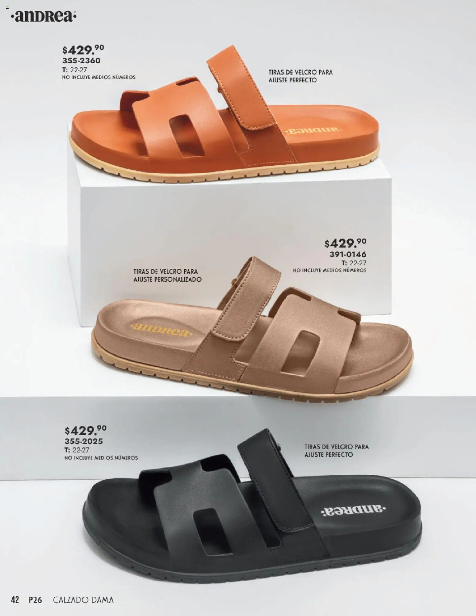 Nuevas ofertas de Andrea válidas en toda la República Mexicana desde el 25.01.2026. ¡Encuentra las mejores ofertas en Andrea catálogo Calzado Dama! | Página: 42