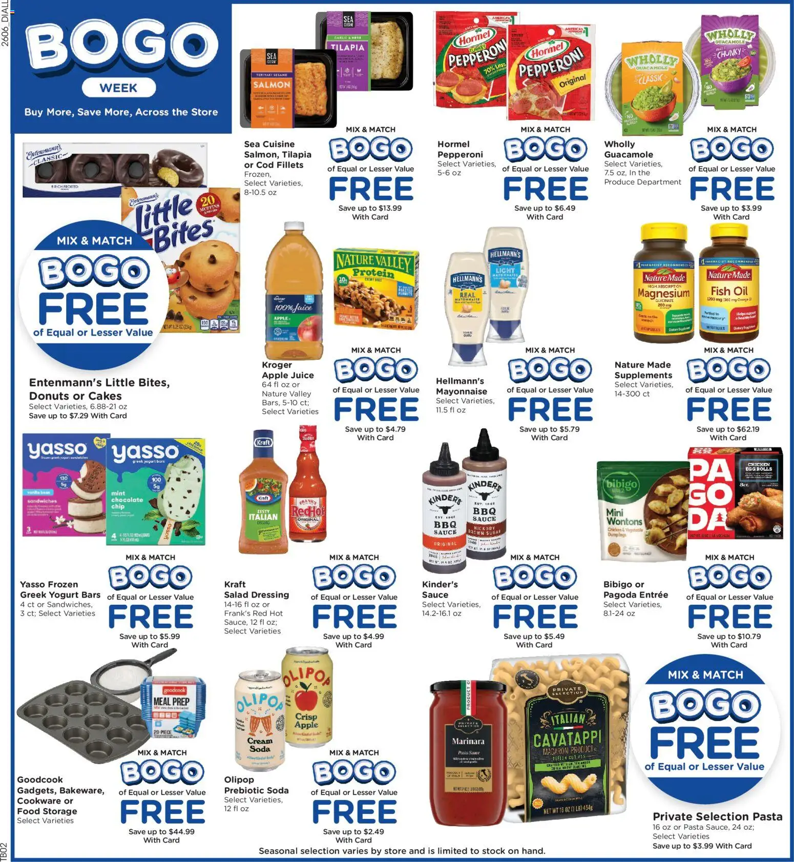 Dillons Weekly Ad - KS - valid from 11.03.2026 | Page: 3 | Products: Magnesium, Fish, Mayonnaise, 2人掛けソファ