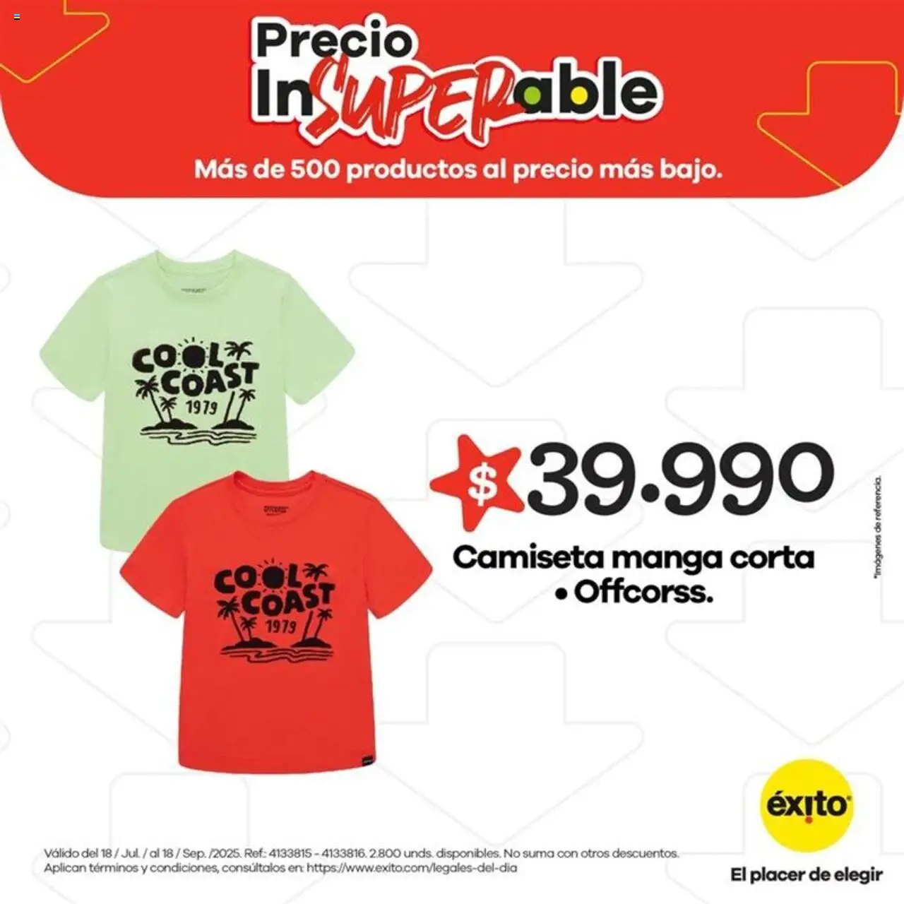 Éxito revista - valida desde el 18.07.2025 | Página: 7 | Productos: Camiseta